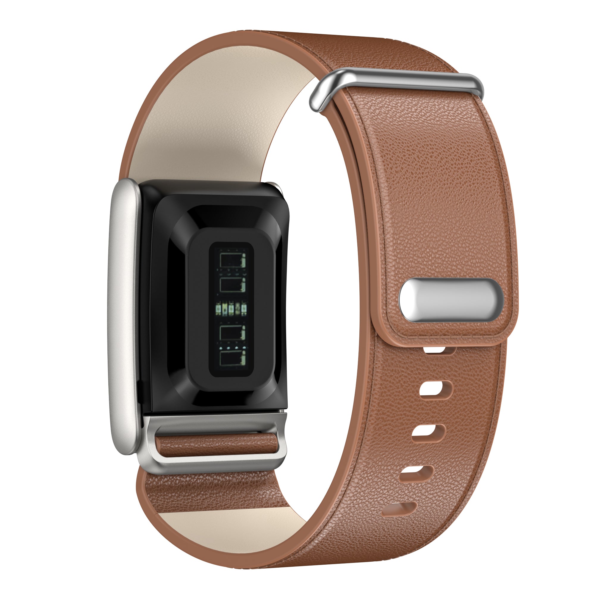 Whoop 5.0 Leather Strap (Brown)