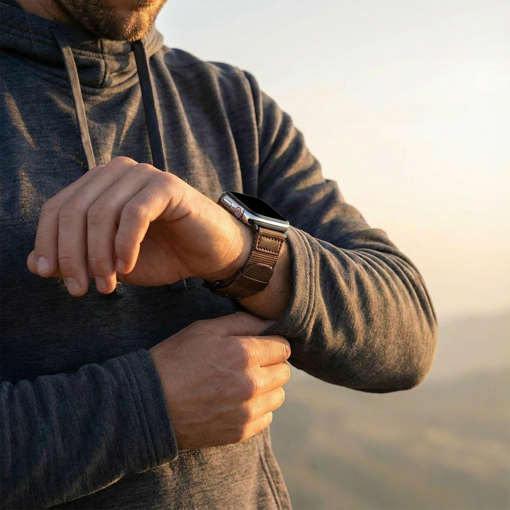 Apple Watch Canvas Strap (Brown)