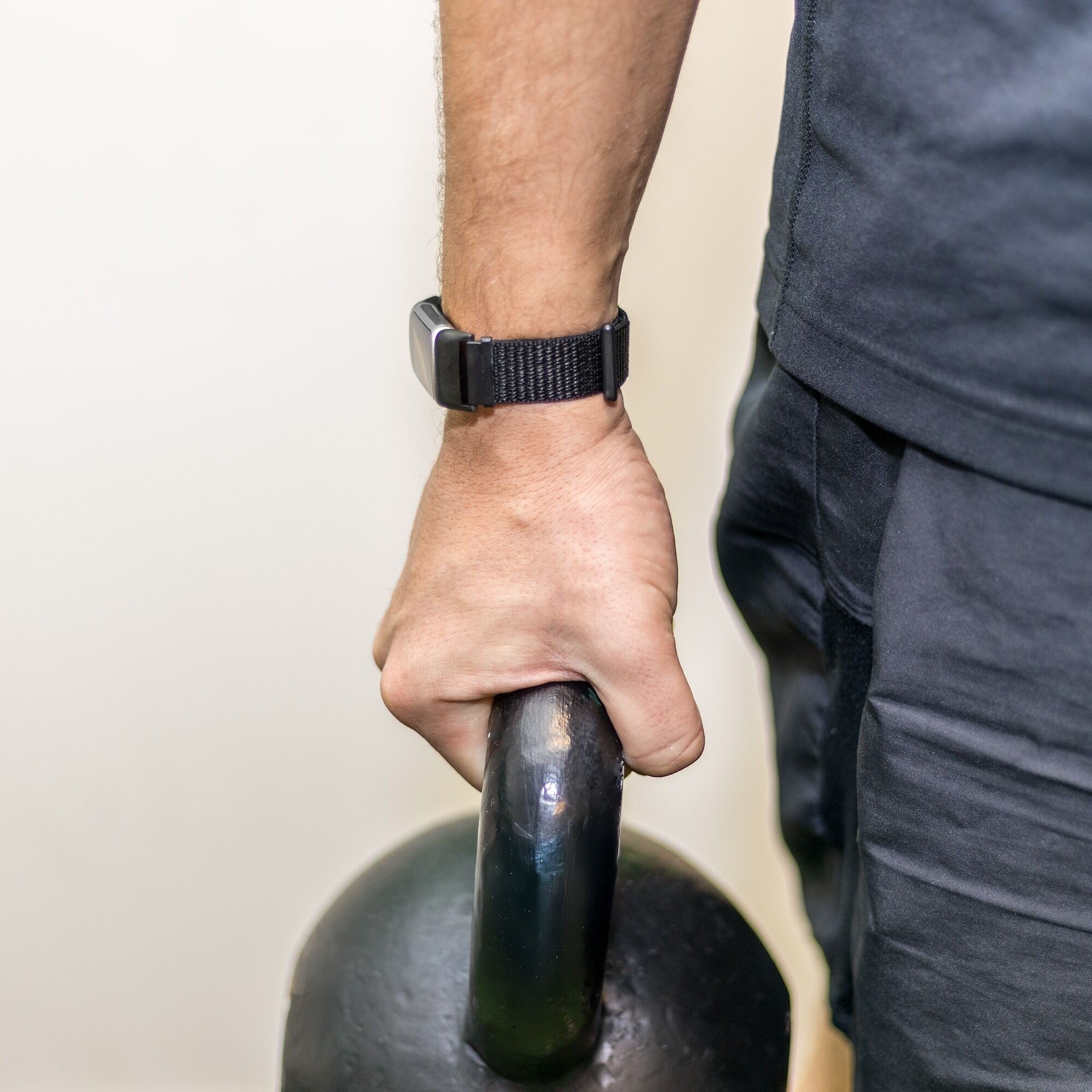 Fitbit Charge 6 Nylon Strap (Black)