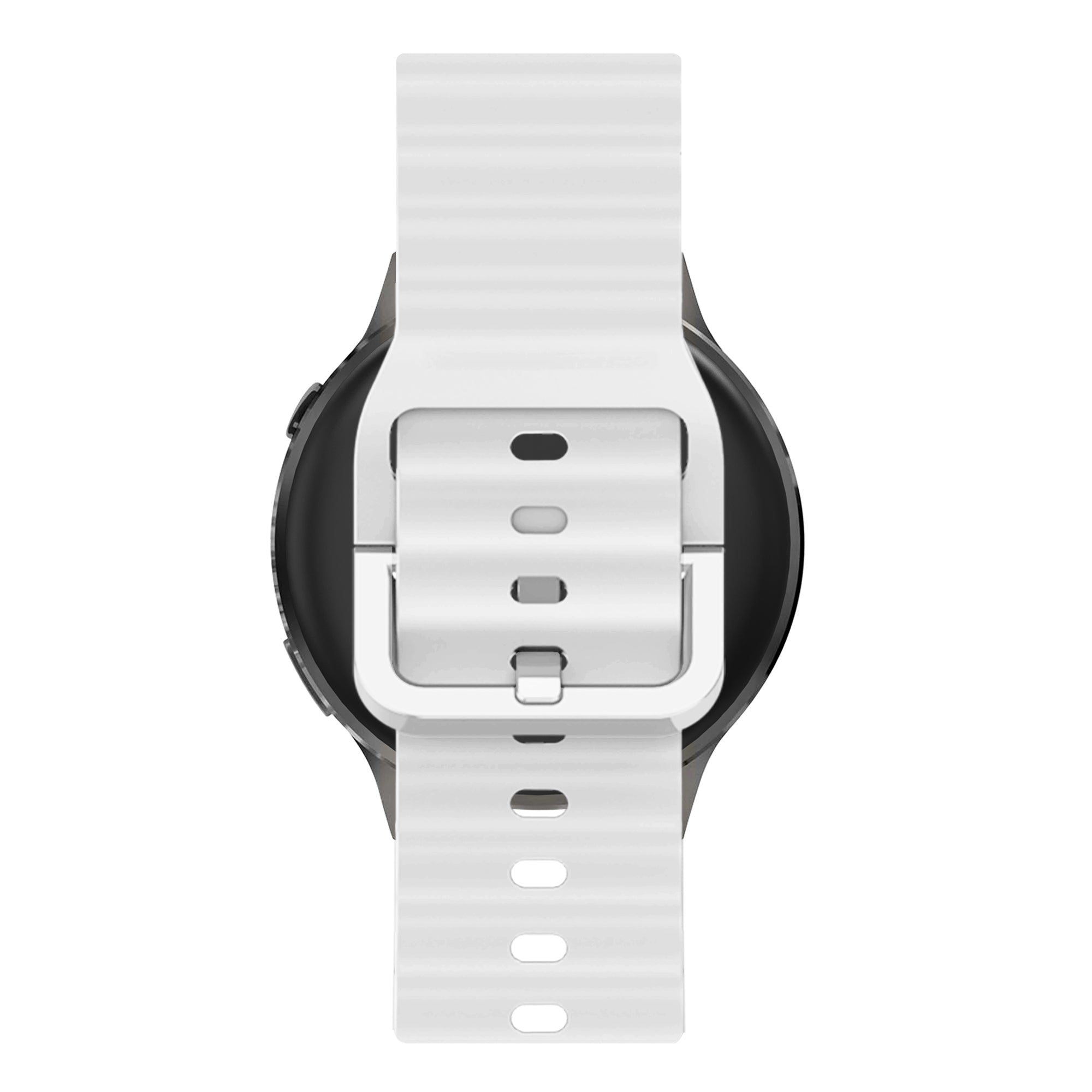 Bandz Garmin Vivoactive 6 Silicone Strap 'Wave' (White)
