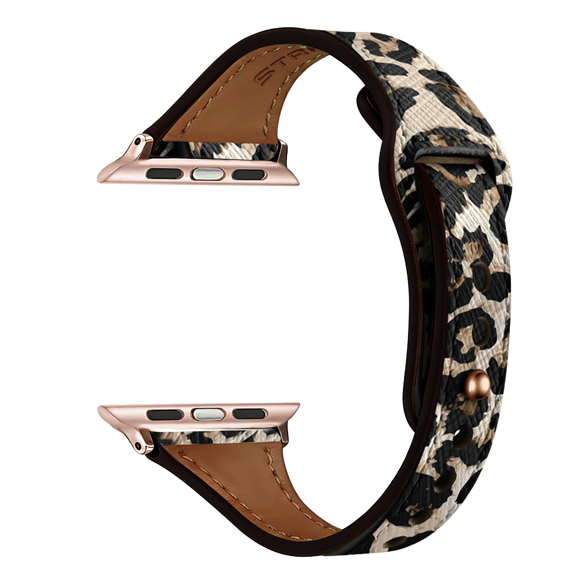 Apple Watch Leather Strap (Leopard)