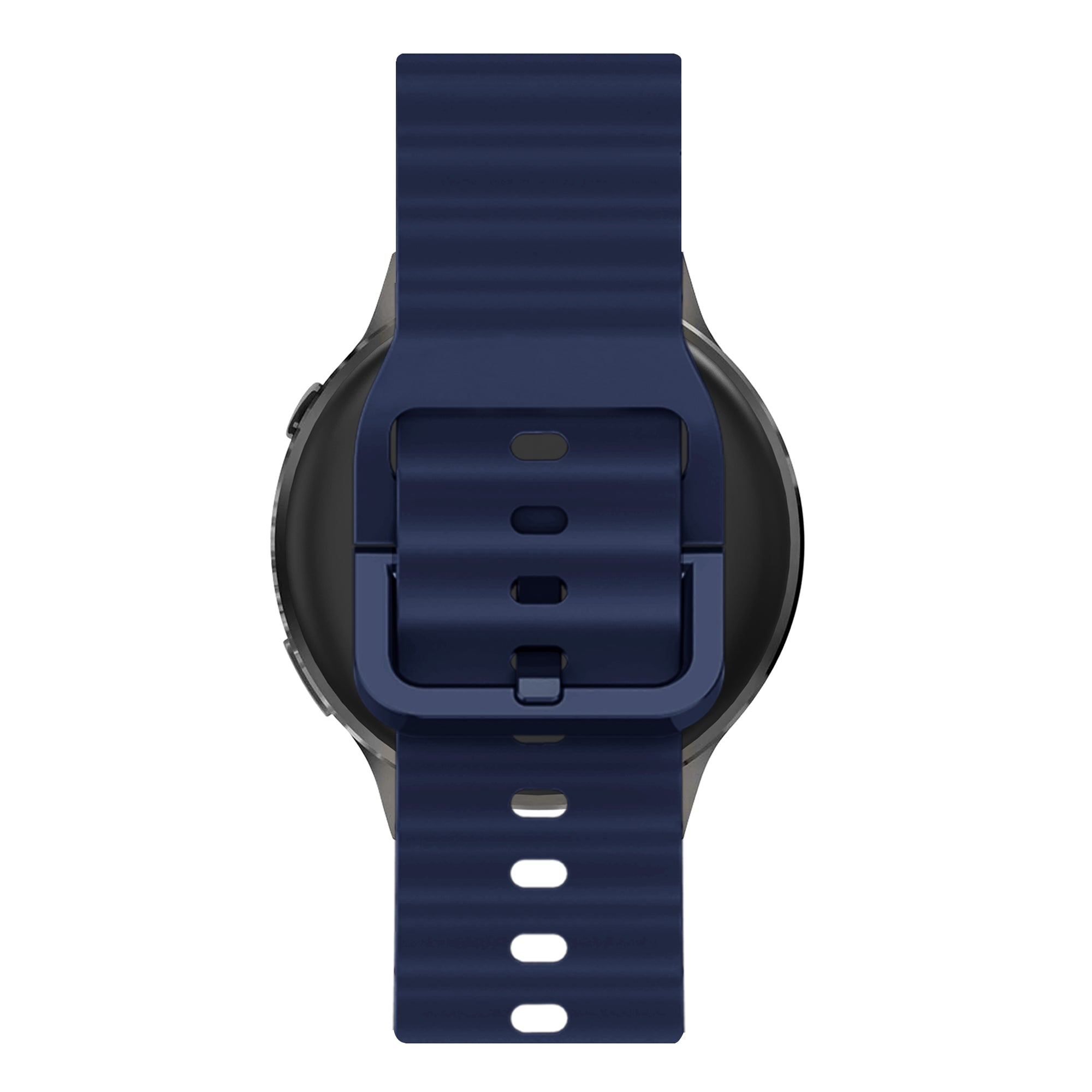 Bandz Garmin Vivoactive 3 Silicone Strap 'Wave' (Dark Blue)