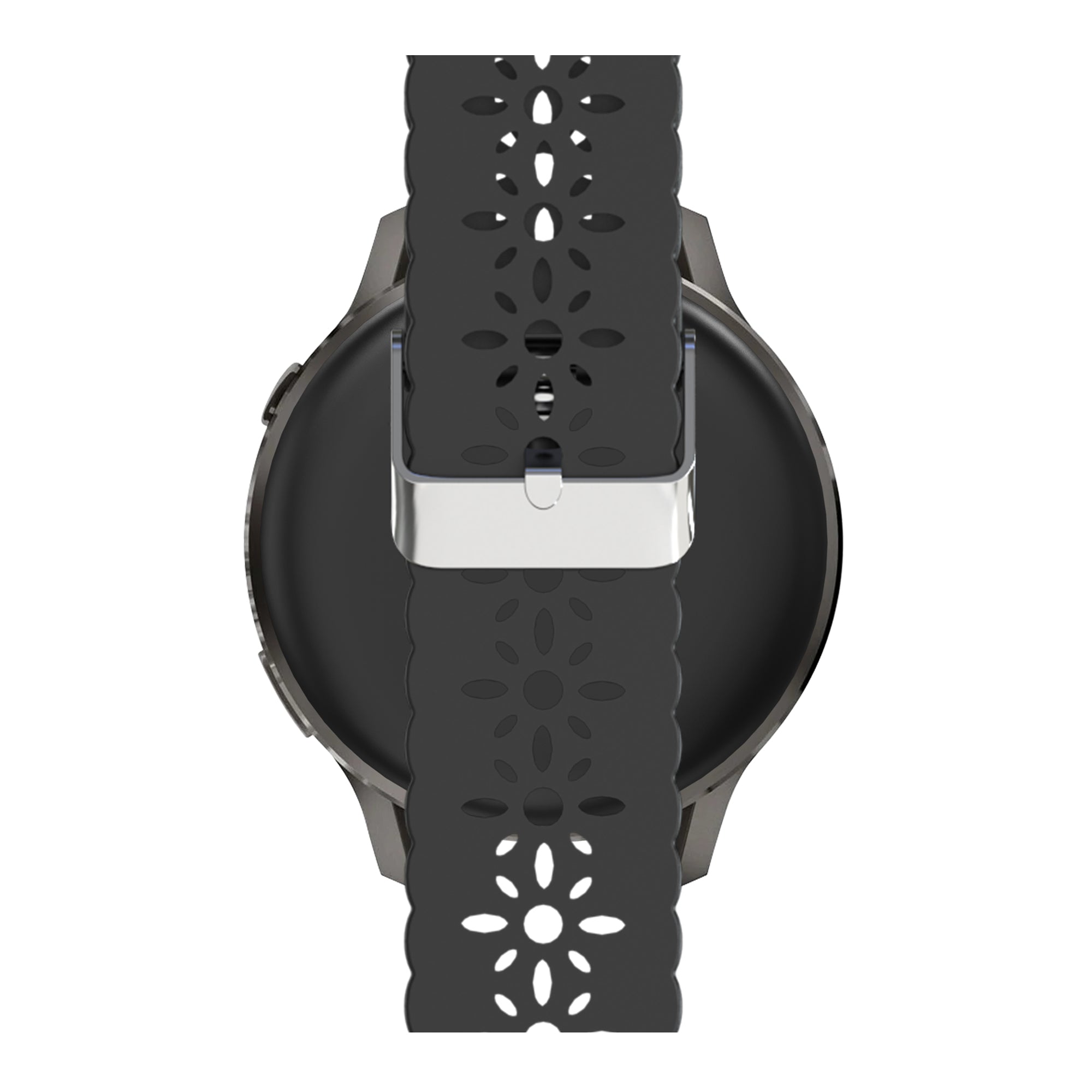 Bandz Garmin Vivoactive 3 Silicone Strap 'Lace' (Black)