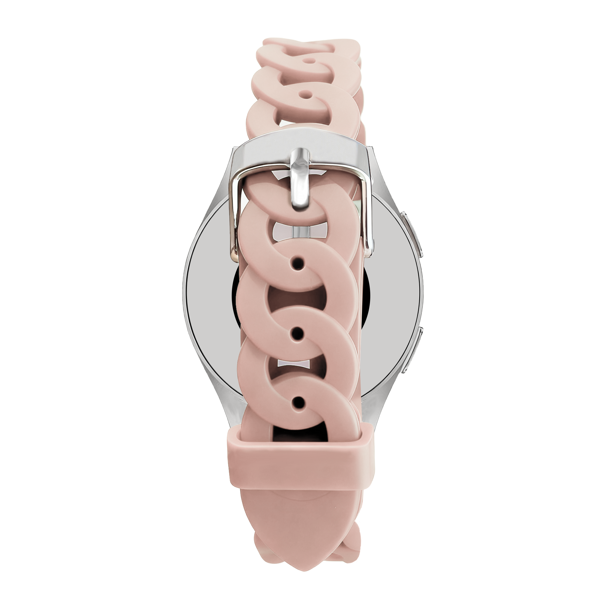 Bandz Withings ScanWatch Nova Silicone Strap 'Chains' (Pink)