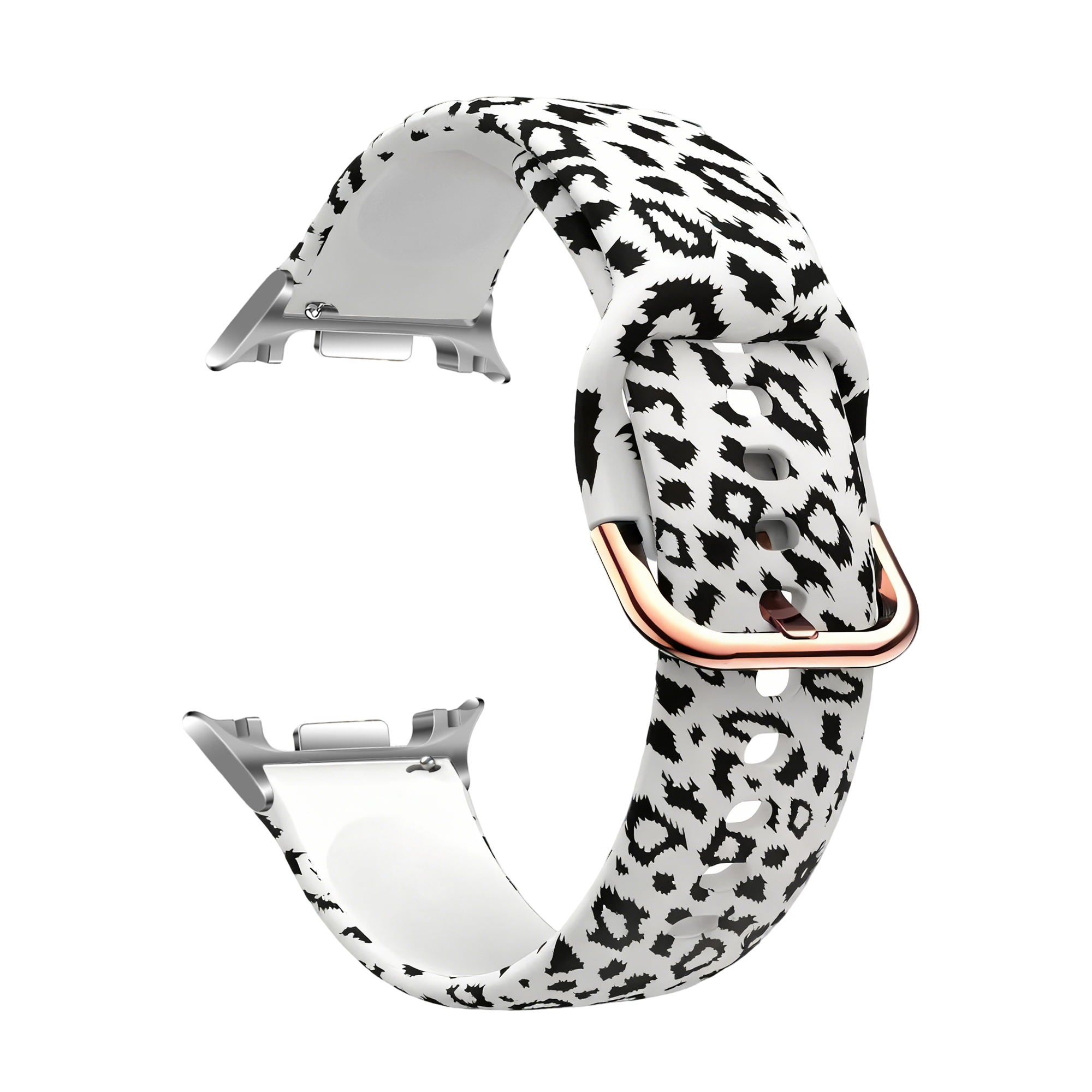 Samsung Galaxy Watch 8 Classic White Leopard Strap