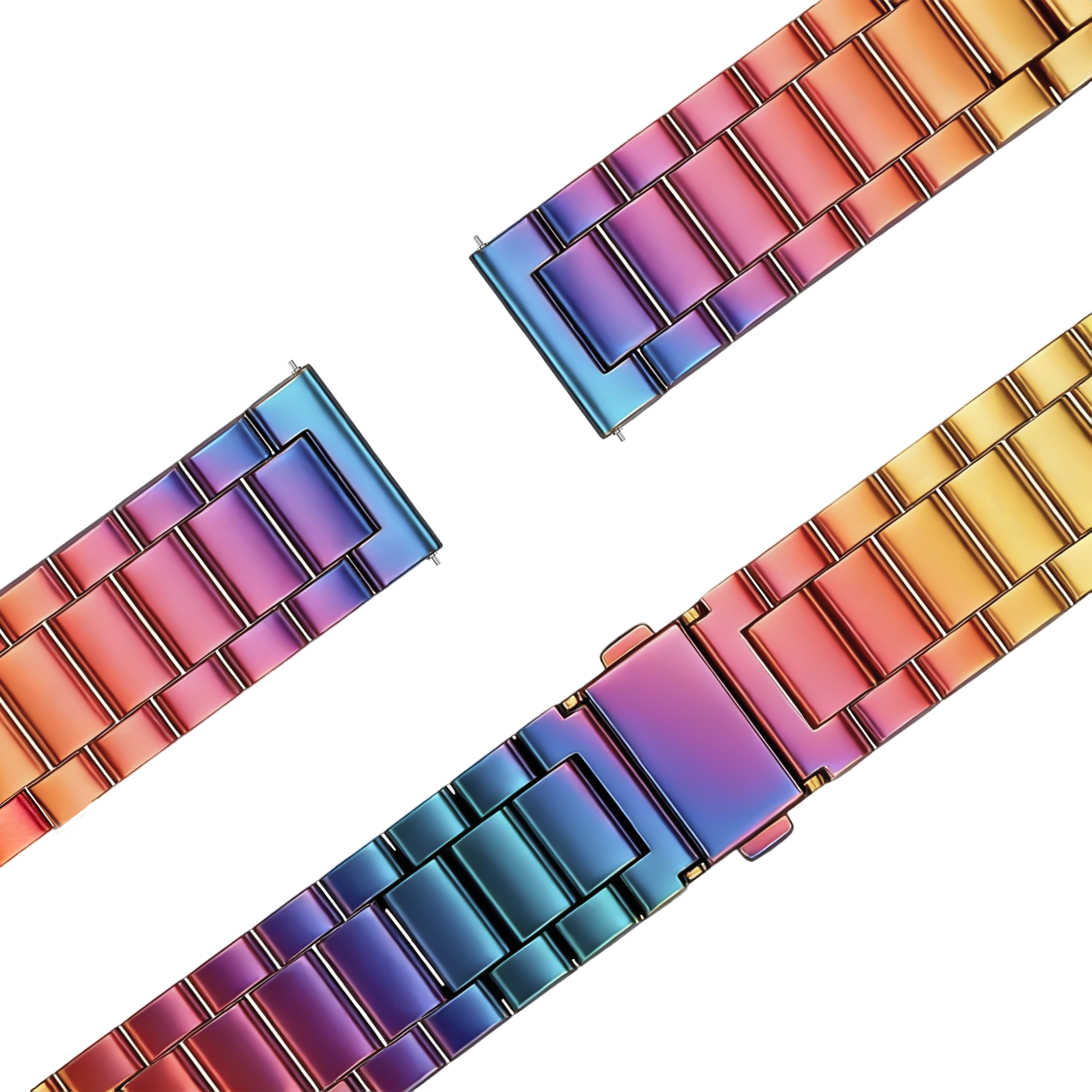 Bandz Garmin Forerunner 255s Steel Strap 'Classic' (Pearlescent)