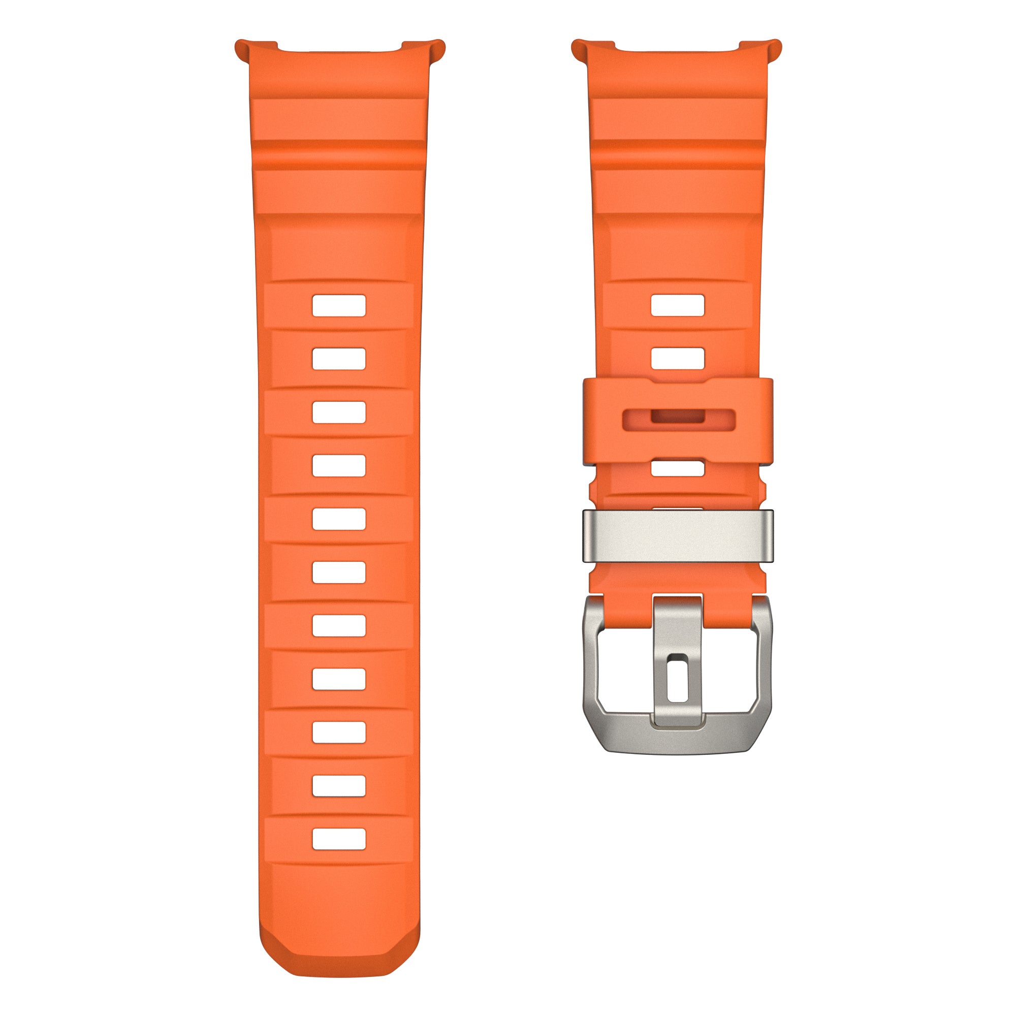 Samsung Galaxy Watch 8 - 44mm Extreme Silicone Strap (Orange)