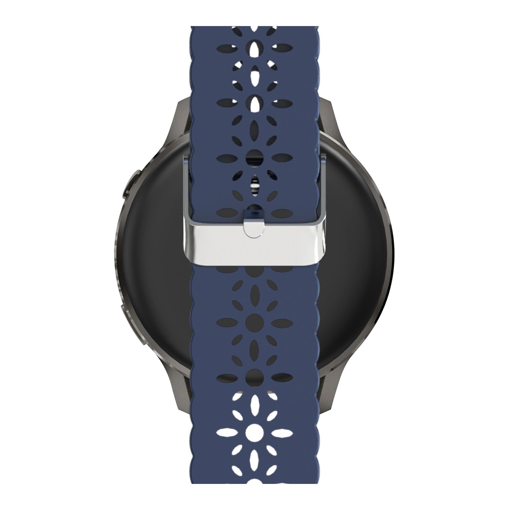 Bandz Garmin Vivoactive 6 Silicone Strap 'Lace' (Dark Blue)