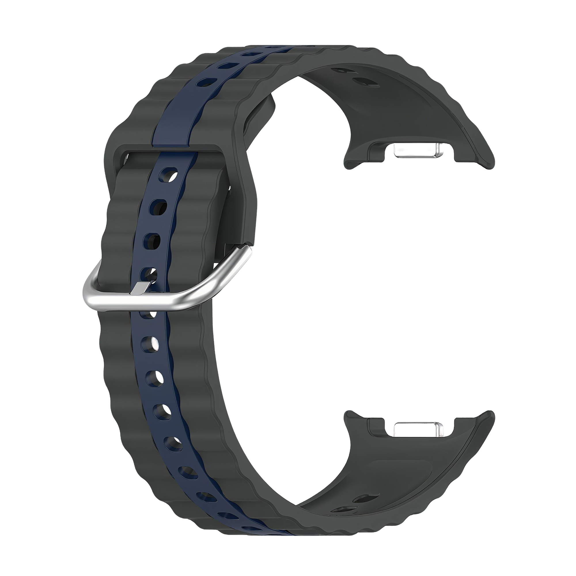 Samsung Galaxy Watch 8 - 40mm Dual Sport Strap (Dark Grey/Blue)