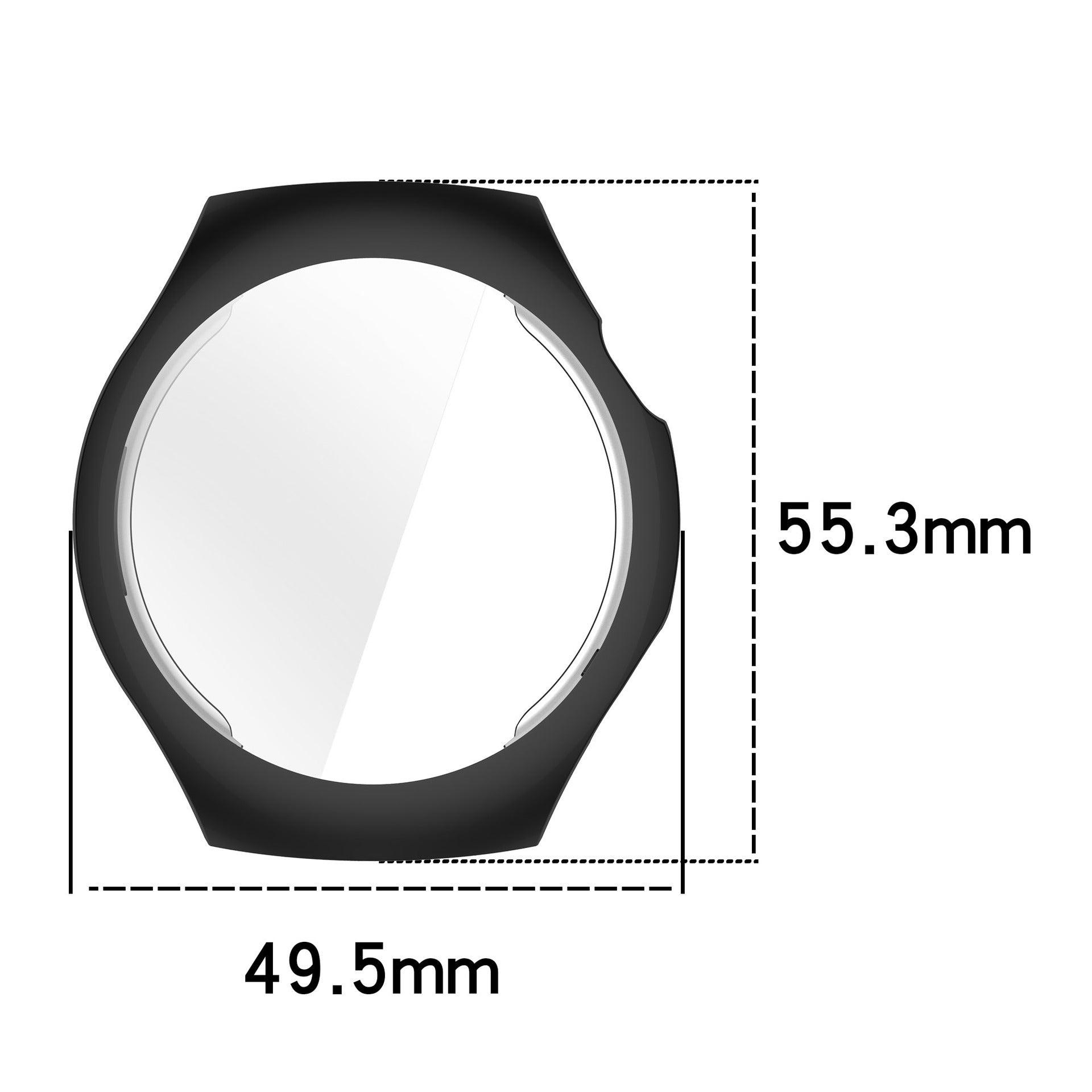 Huawei Watch 5 - 46mm TPU Case (Black)