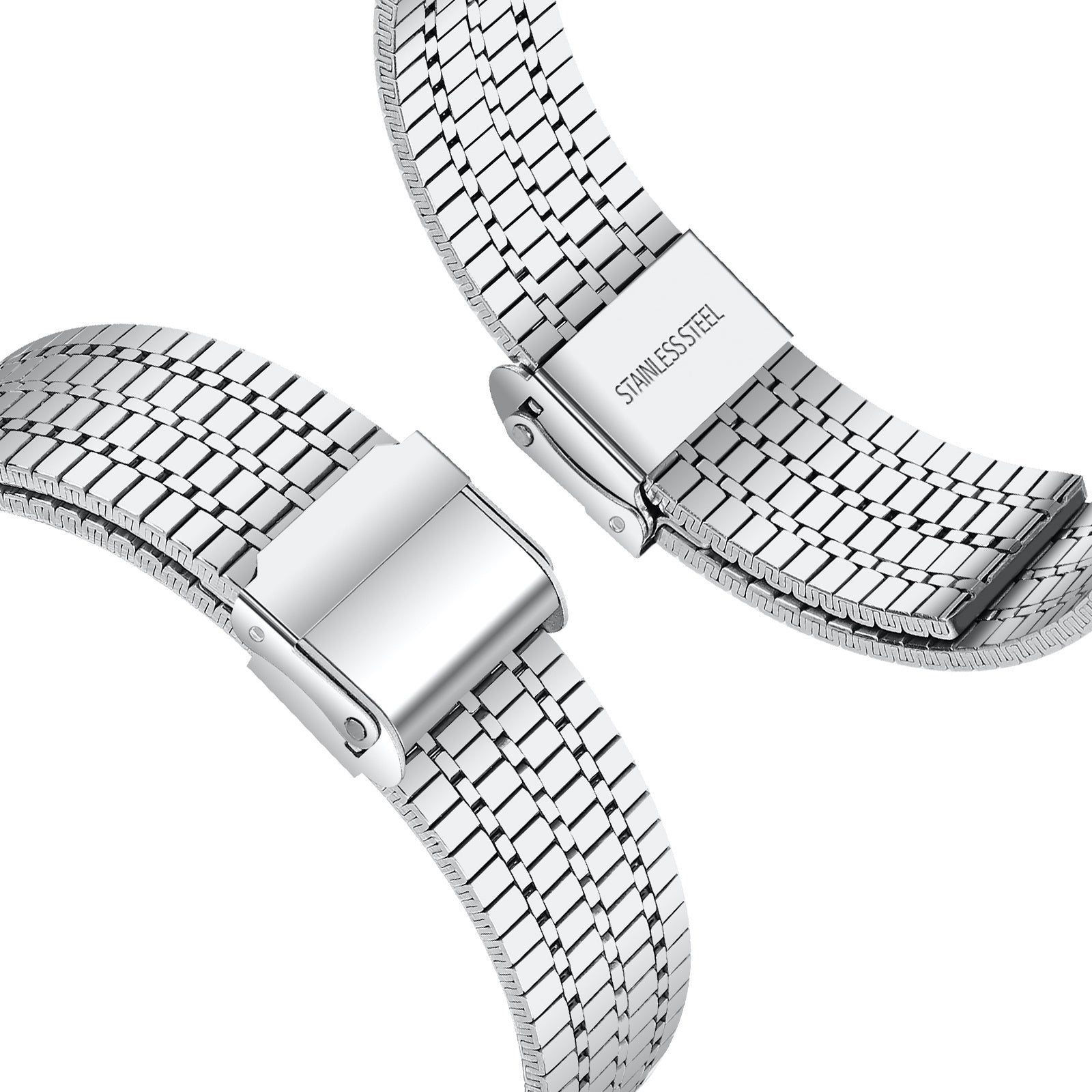 Amazfit Bip U (Pro) Fine Steel Strap (Silver)