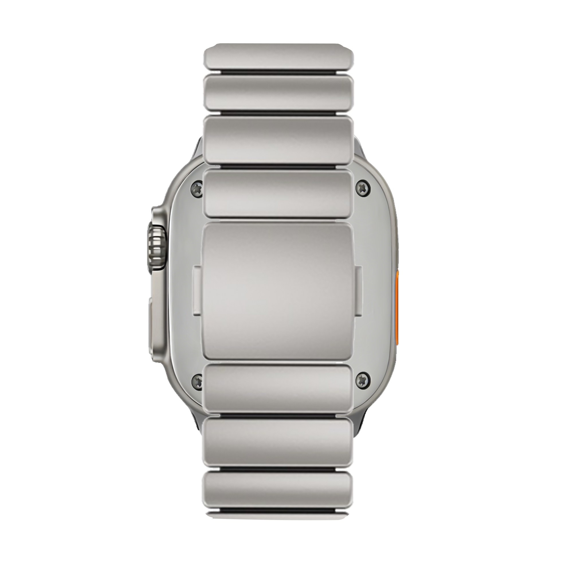 Bandz Apple Watch Titanium Strap 'Hybrid' (Silver)