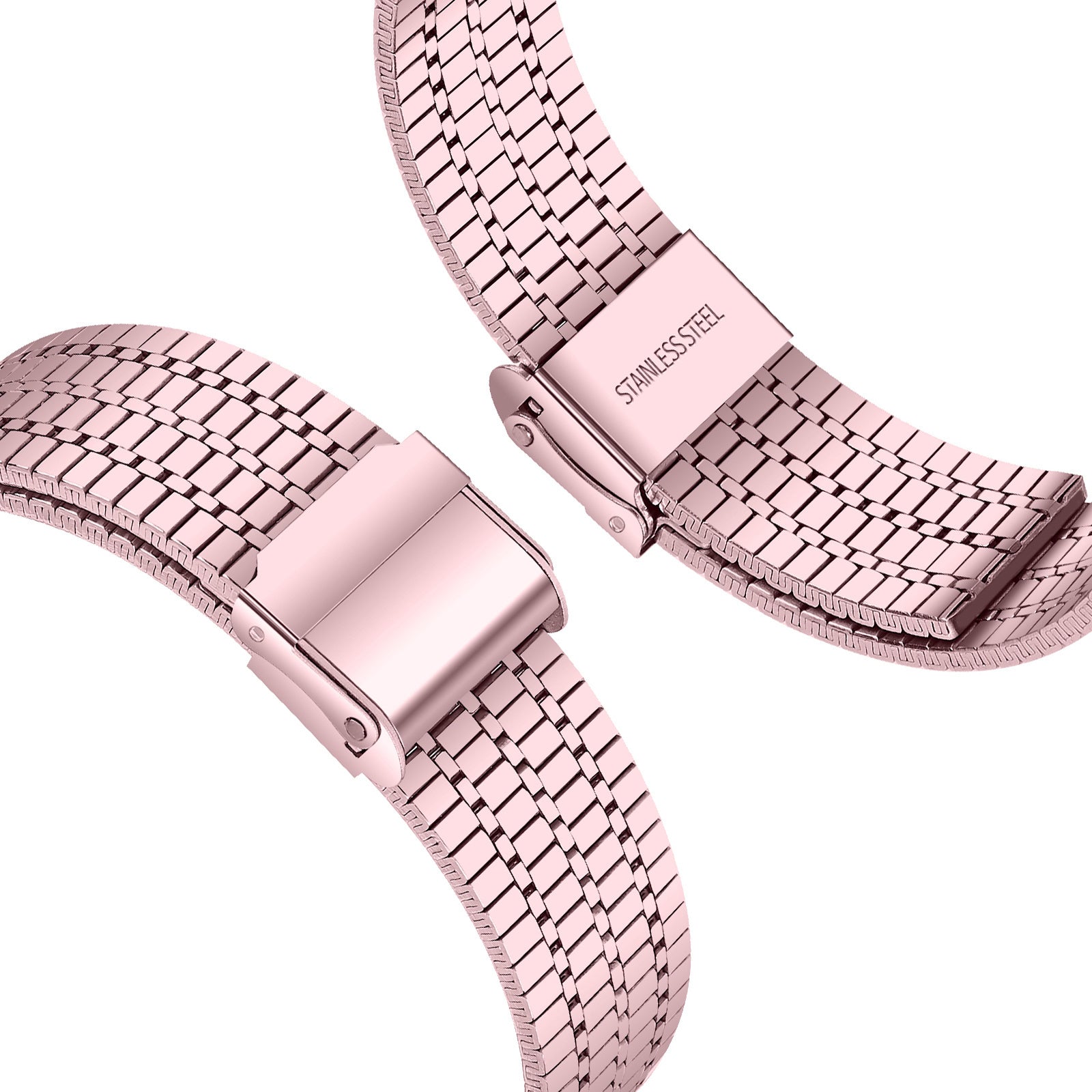Coros Apex 2 Fine Steel Strap (Rose Pink)