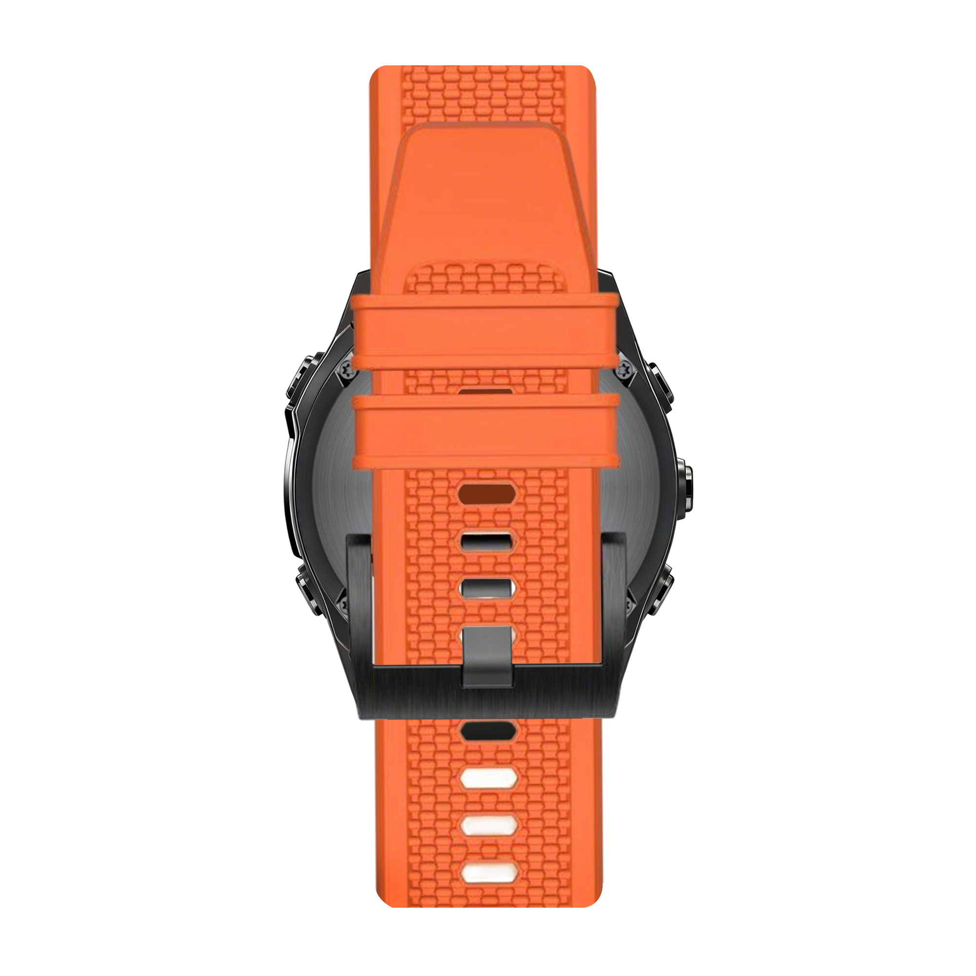 Bandz Garmin Fenix 8 - 51mm Silicone Strap 'Explorer' (Orange)