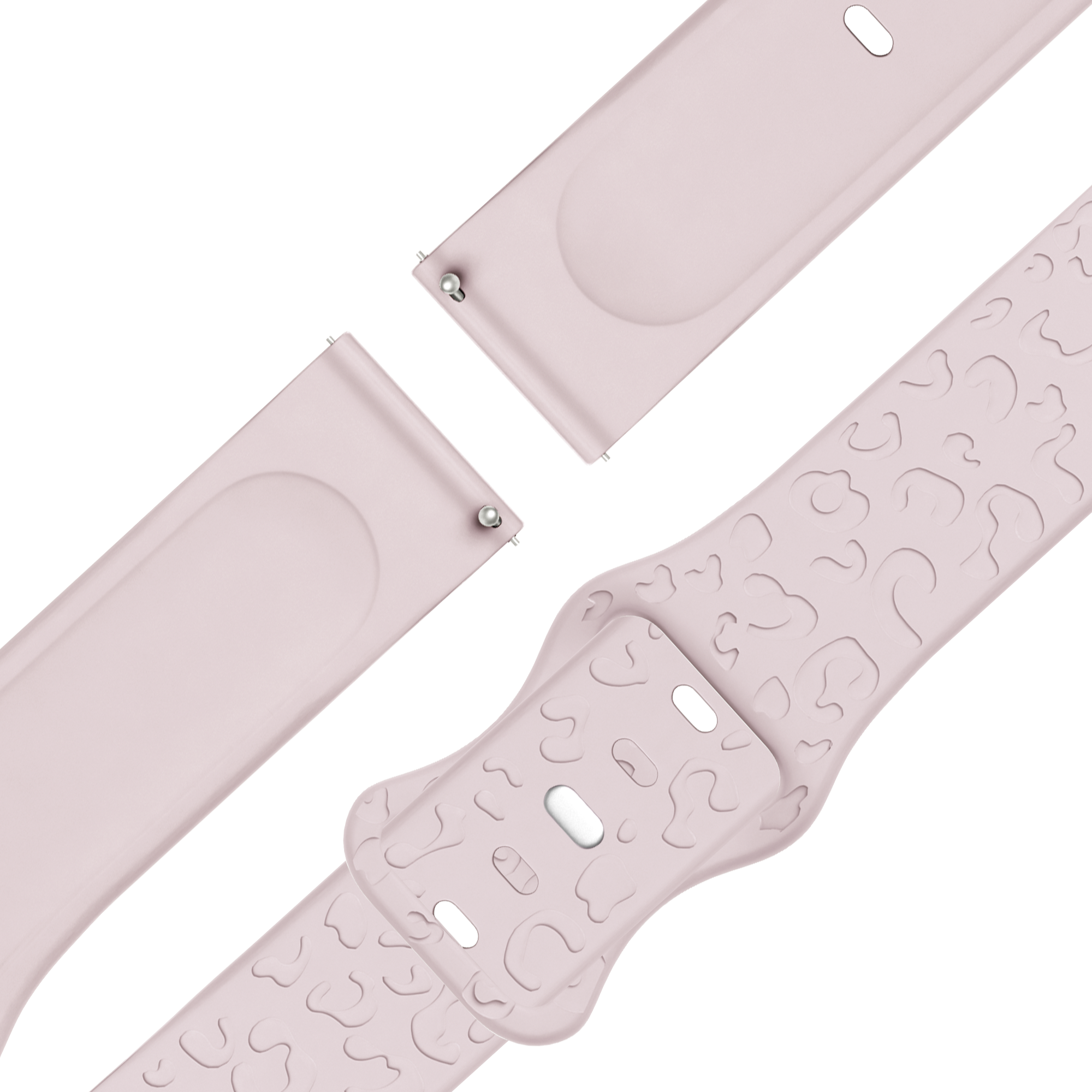 Bandz Garmin Vivoactive 6 Silicone Strap 'Leopard' (Pink)