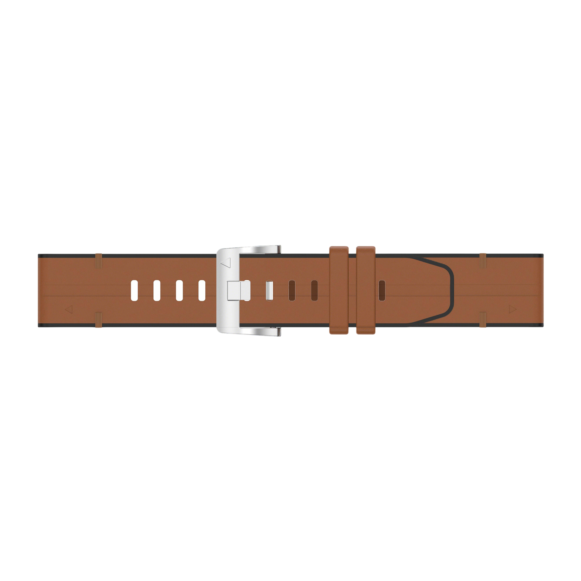 Garmin Fenix 8 - 51mm Leather Hybrid Strap (Brown)