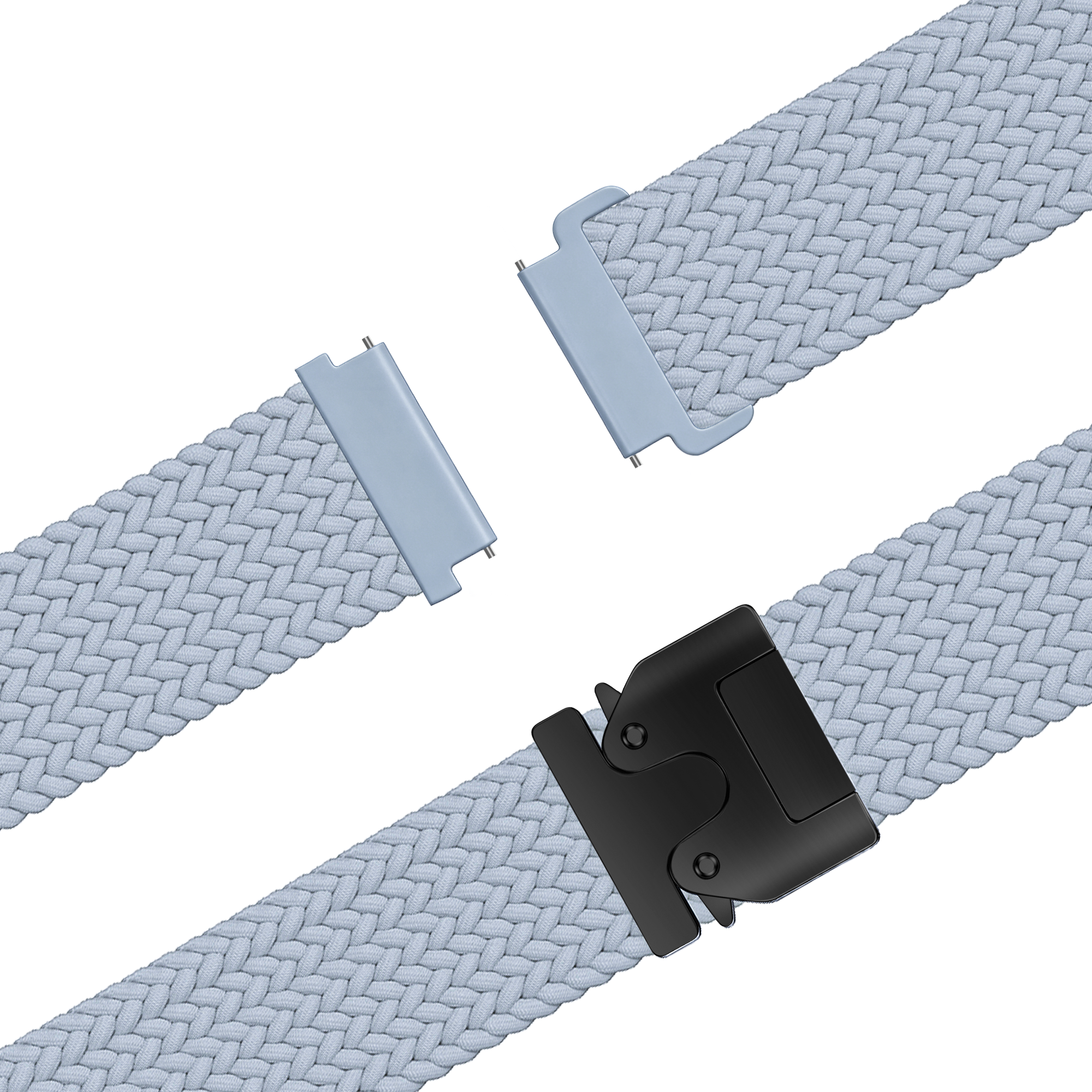 Bandz Garmin Venu SQ Braided Strap 'Parachute' (Light Blue)