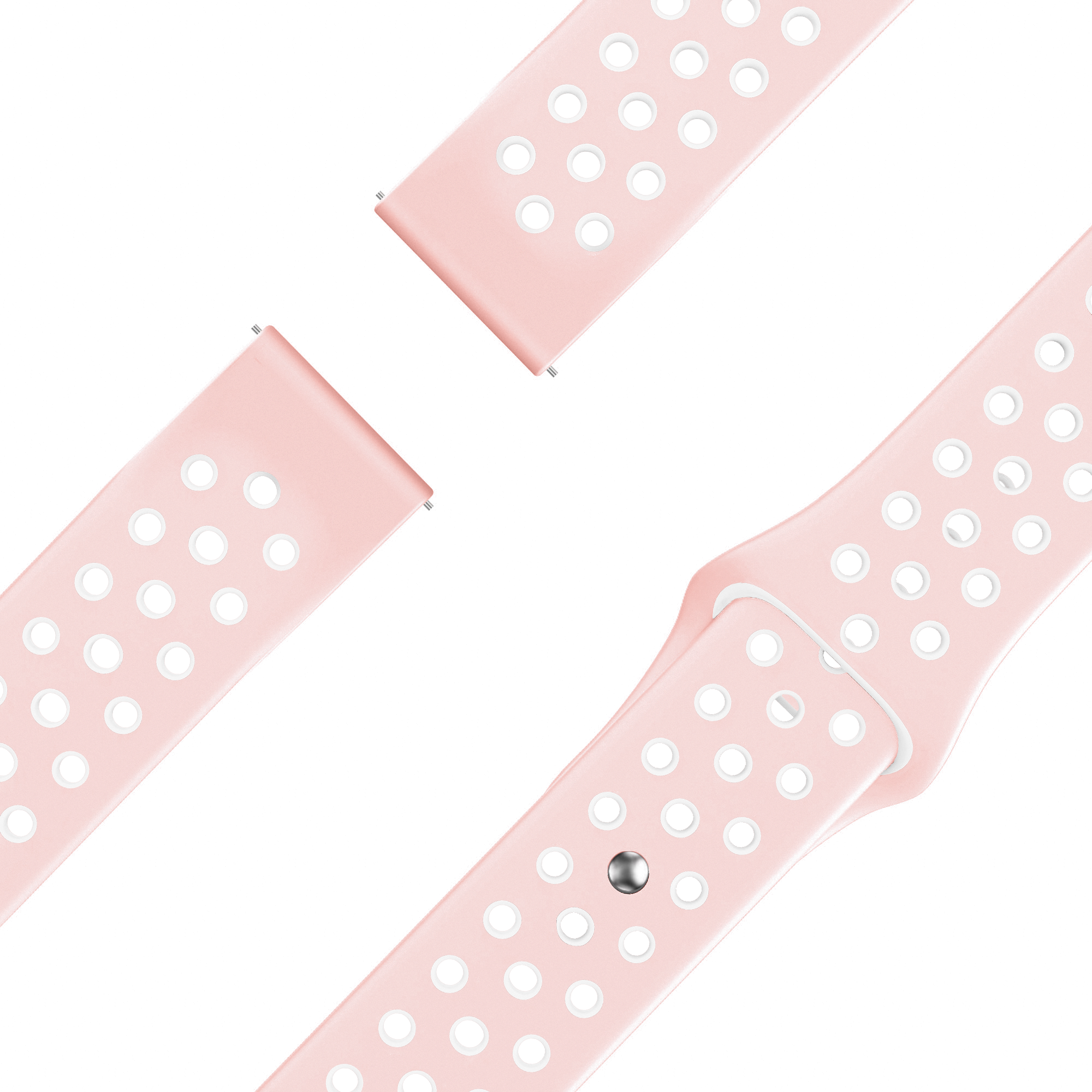 Bandz Garmin Vivoactive 3 Sport Strap 'Deluxe' (Pink/White)