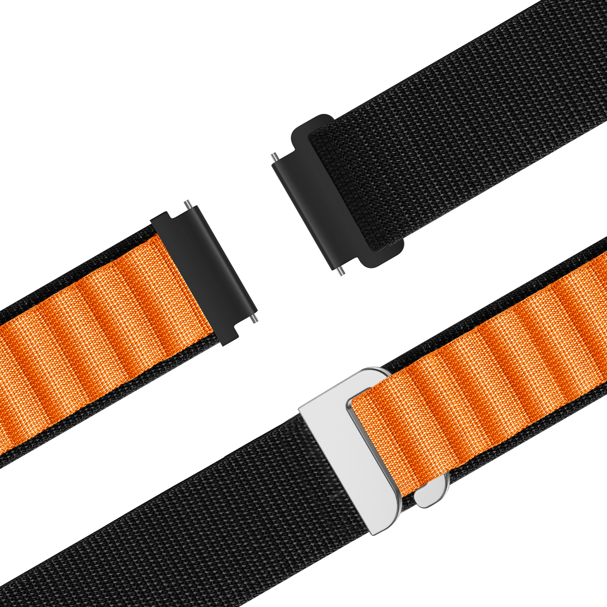 Bandz Garmin D2 Air X15 Alpine Nylon Strap (Black/Orange)