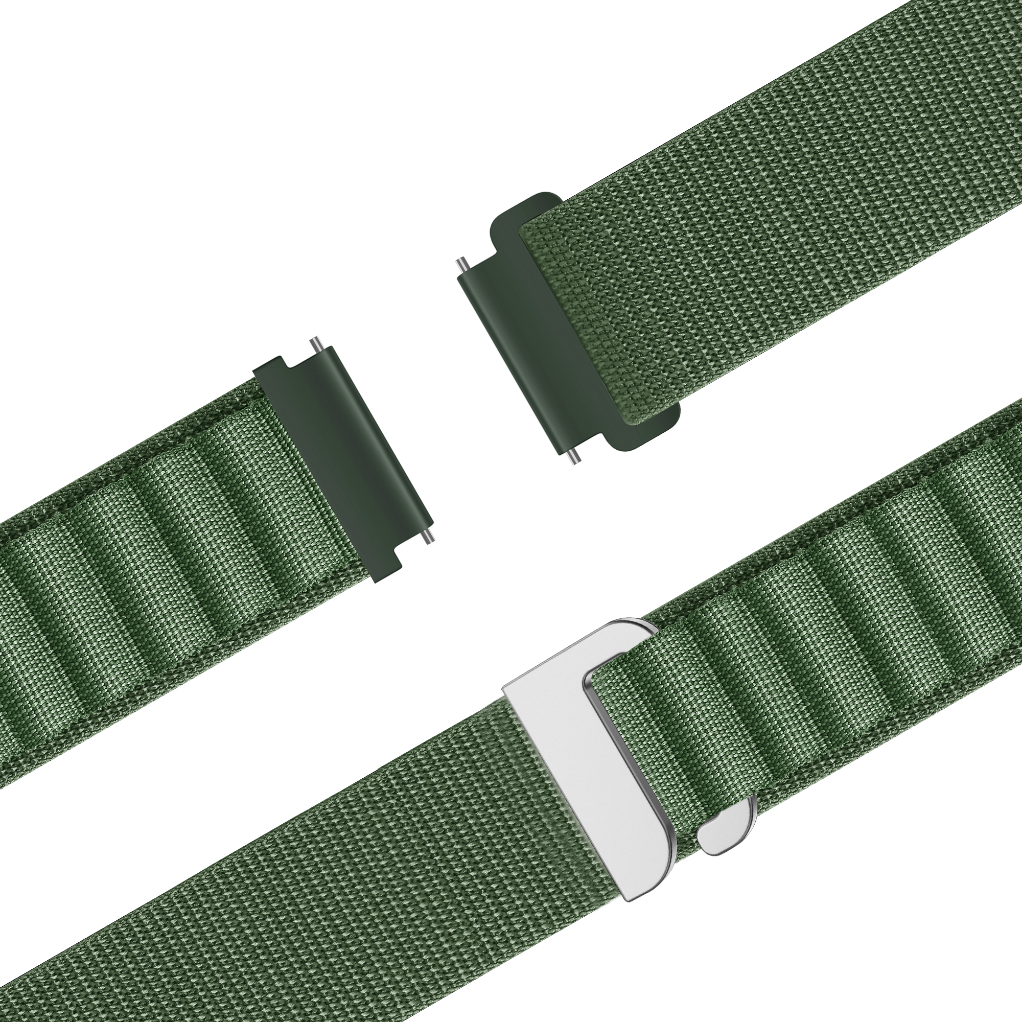 Bandz Garmin Forerunner 645 Alpine Nylon Strap (Green)