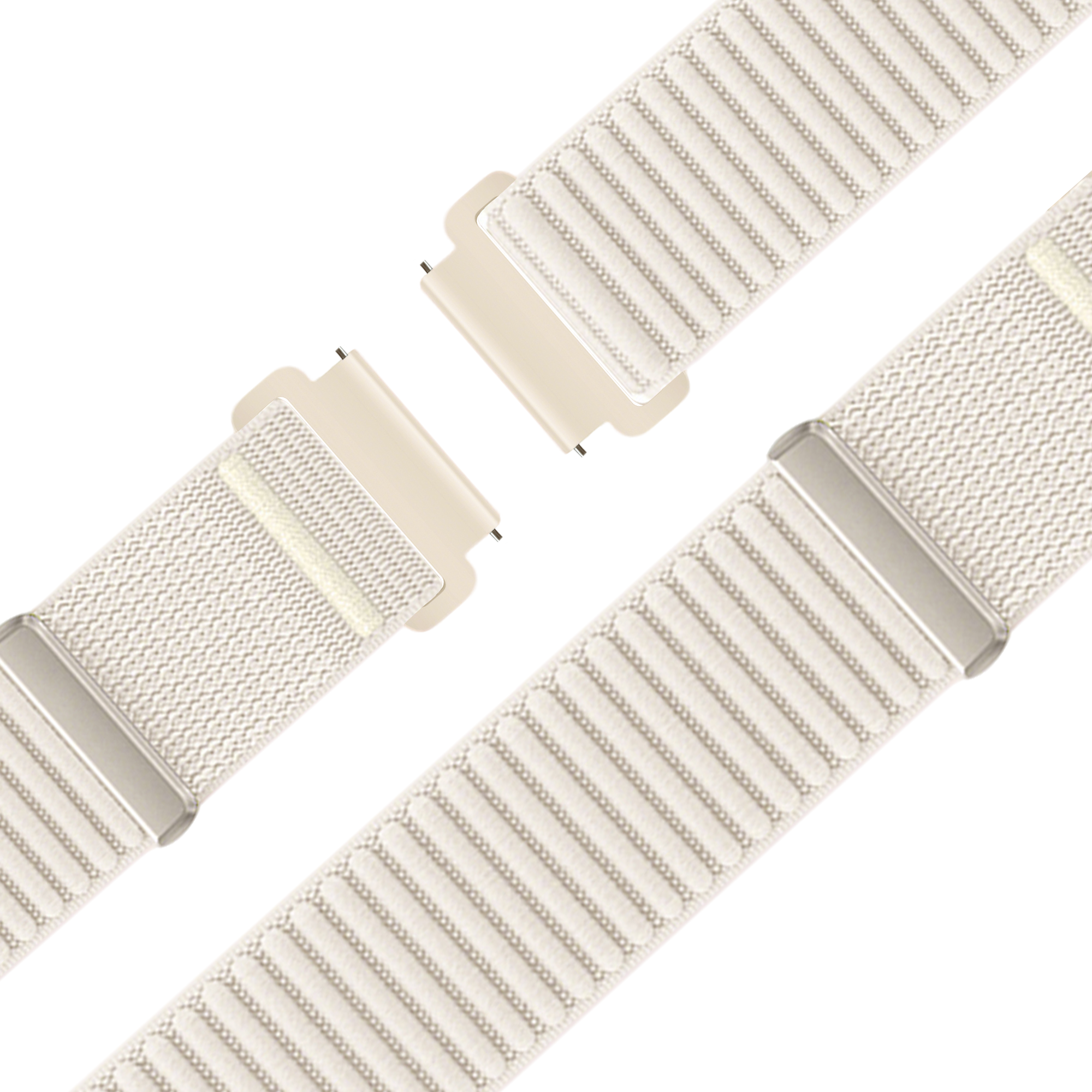 Bandz Garmin Forerunner 265s Nylon Strap 'Wave' (Starlight)