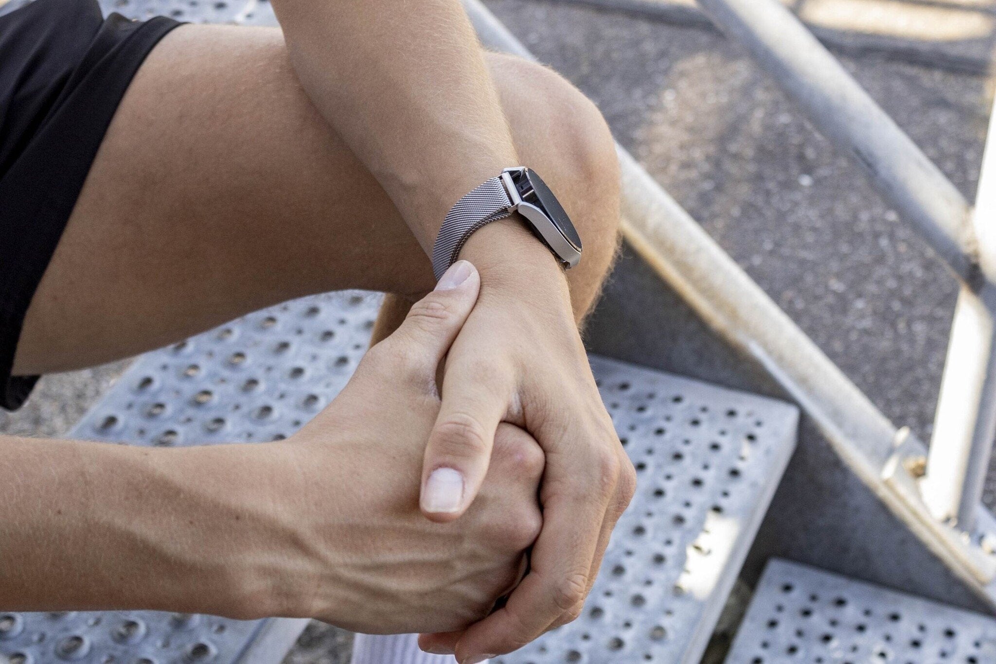 BALR Polar Pacer Milanese Strap (Silver)