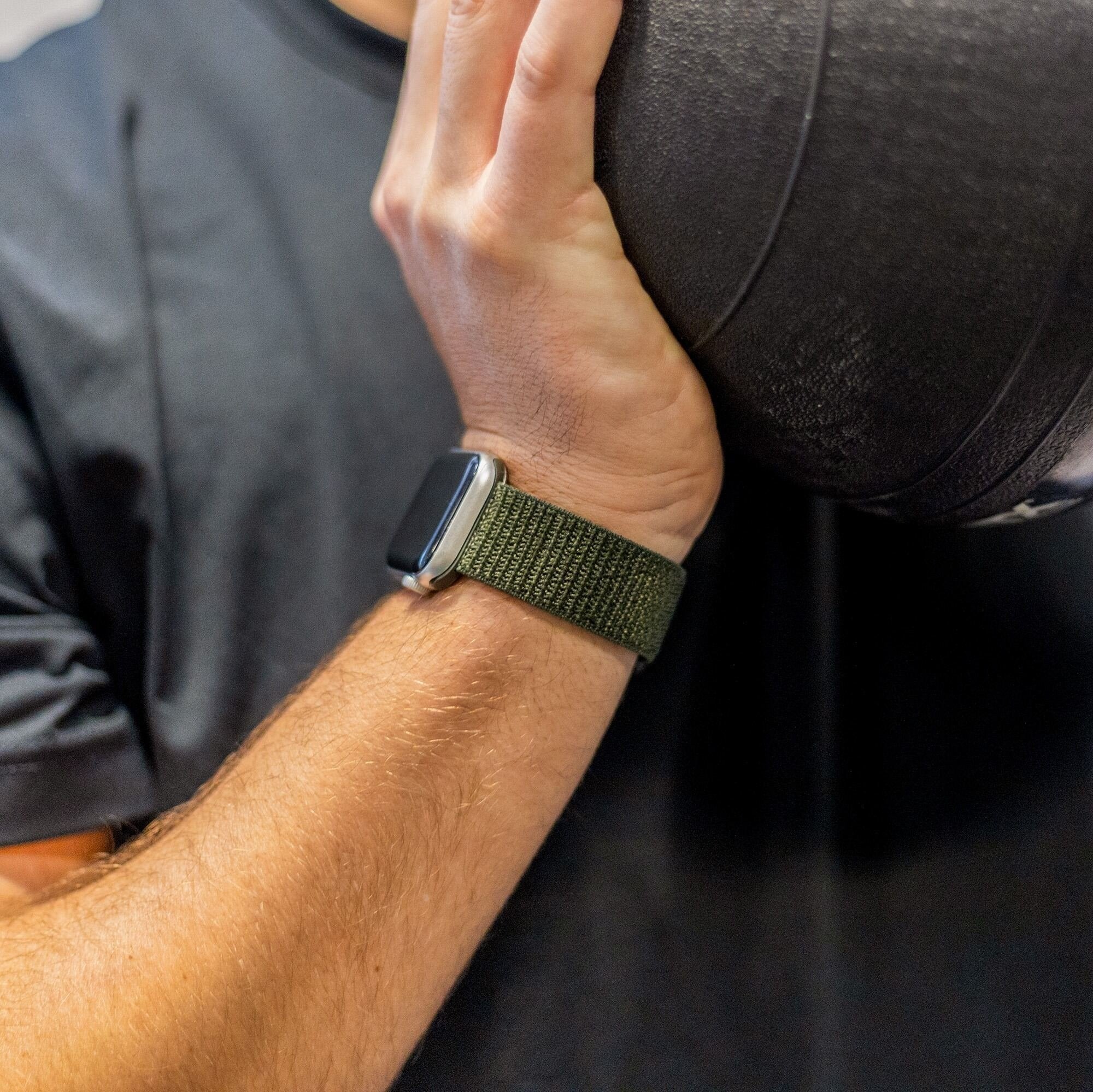 Apple Watch Nylon Strap (Dark Green)