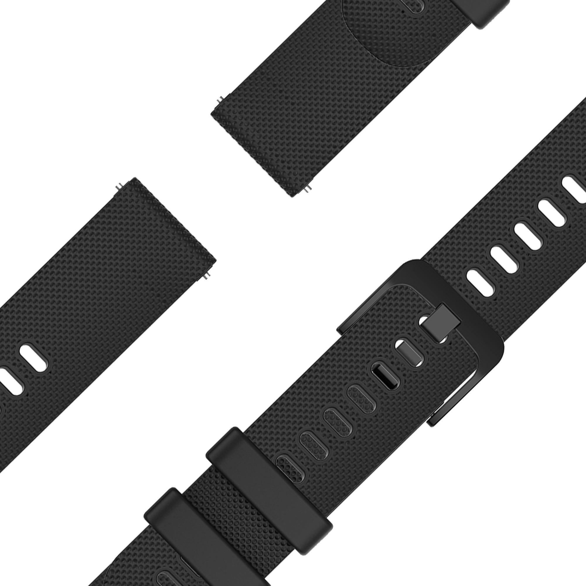 Bandz Garmin Forerunner 255 Silicone Strap 'Premium' (Black)