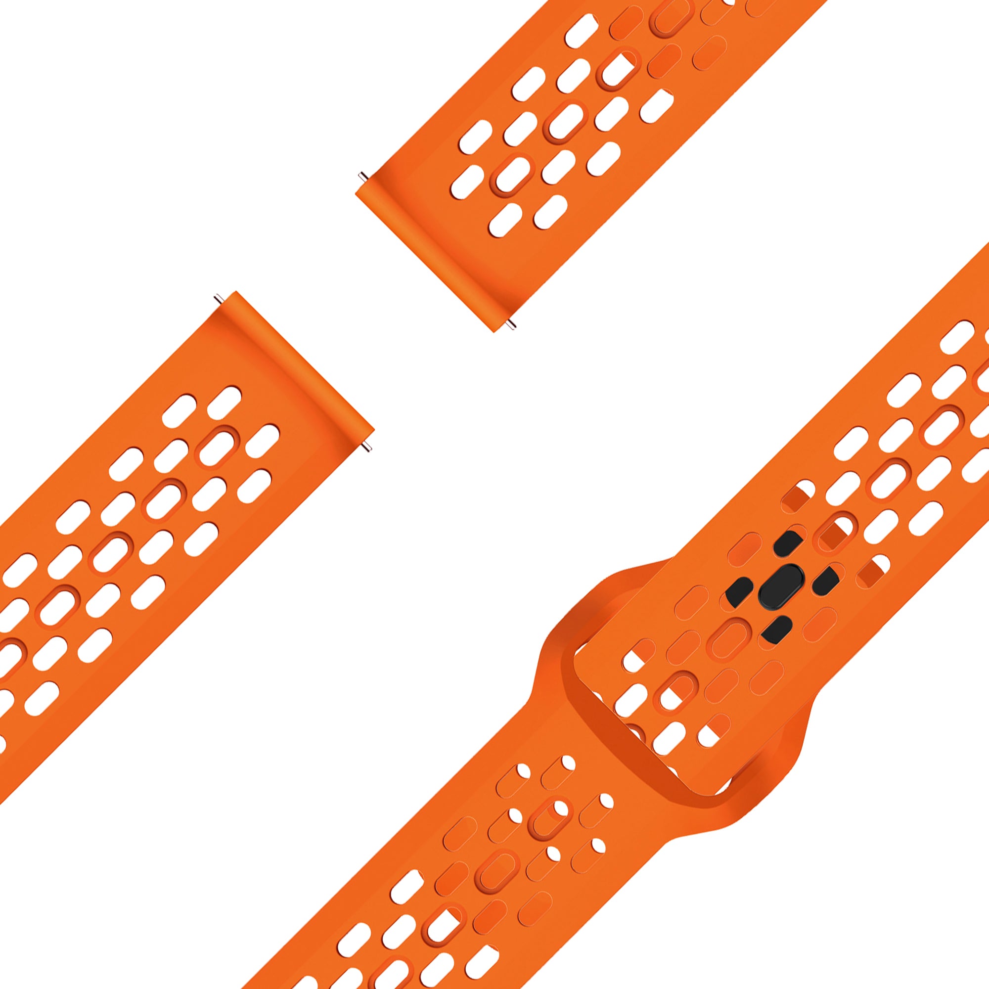 Bandz Garmin Vivoactive 3 Silicone Strap 'Air' (Orange)