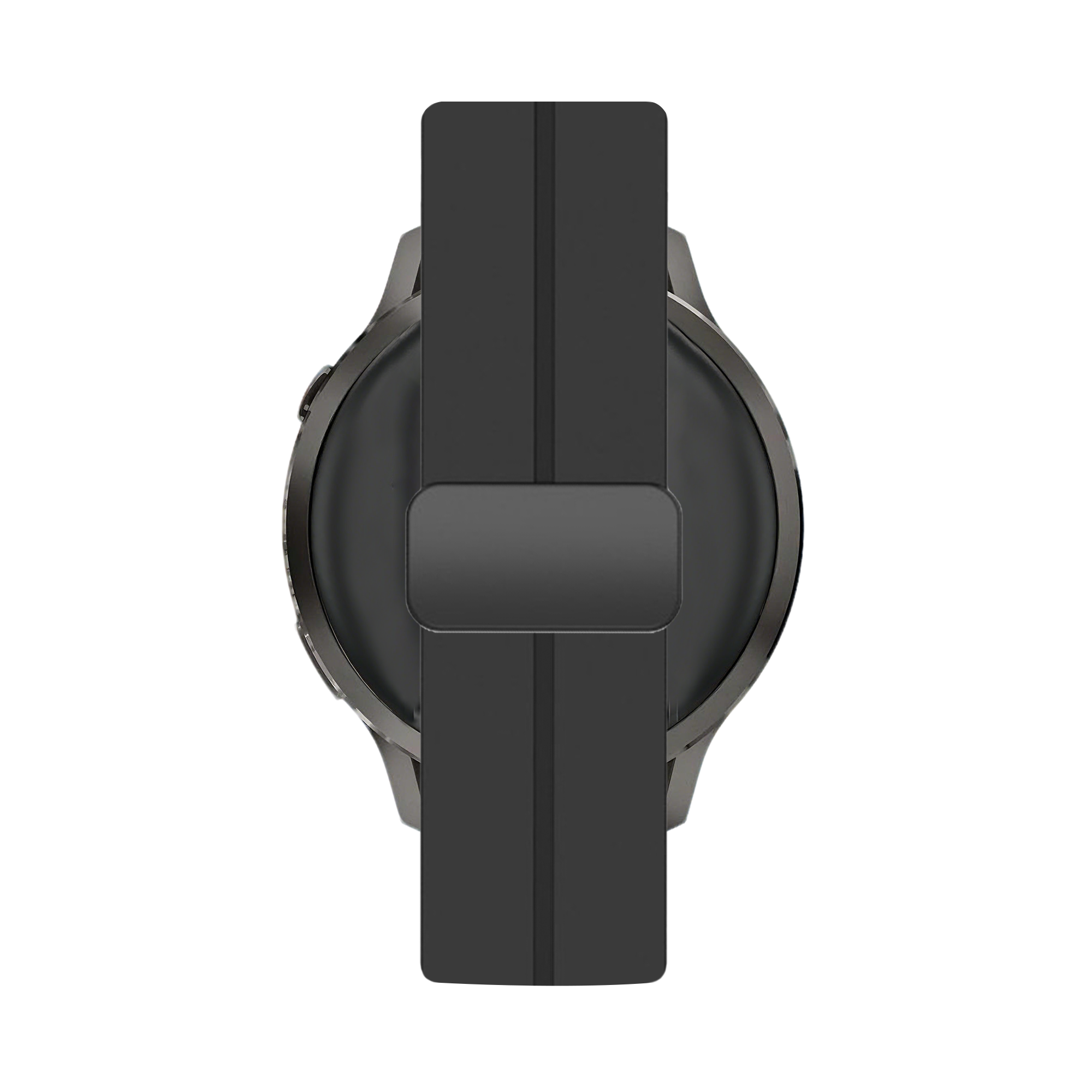 Bandz Garmin Vivomove 3 Silicone Strap with D-Buckle (Black)