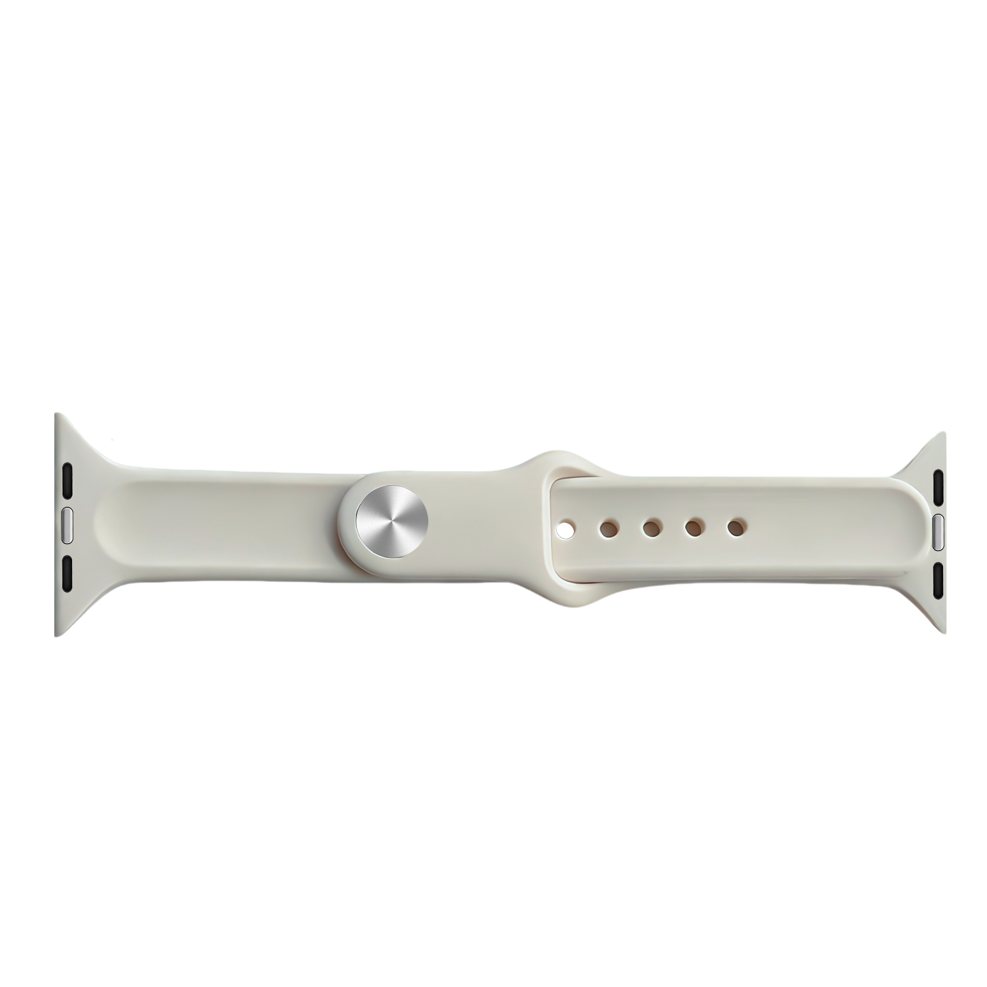 Apple Watch Slimfit Silicone Strap (Starlight)