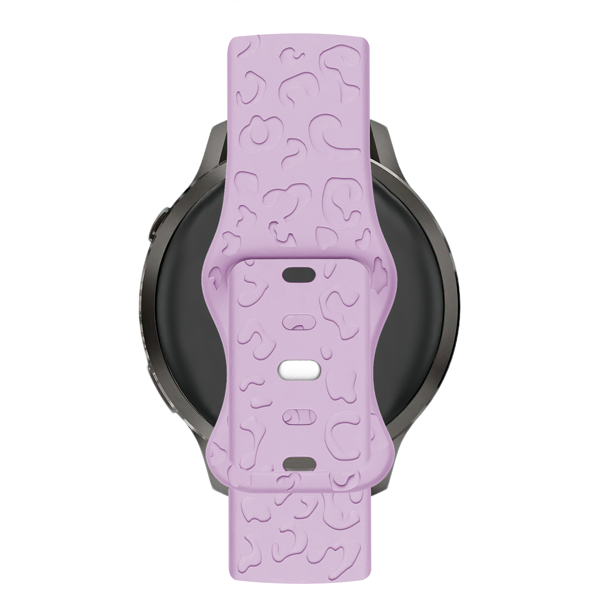 Bandz Garmin Vivoactive 6 Silicone Strap 'Leopard' (Light Purple)
