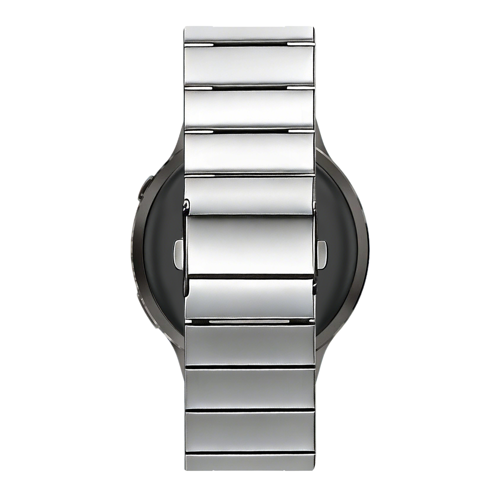 Bandz Garmin Forerunner 570 - 47mm Steel Strap 'One Bead' (Silver)