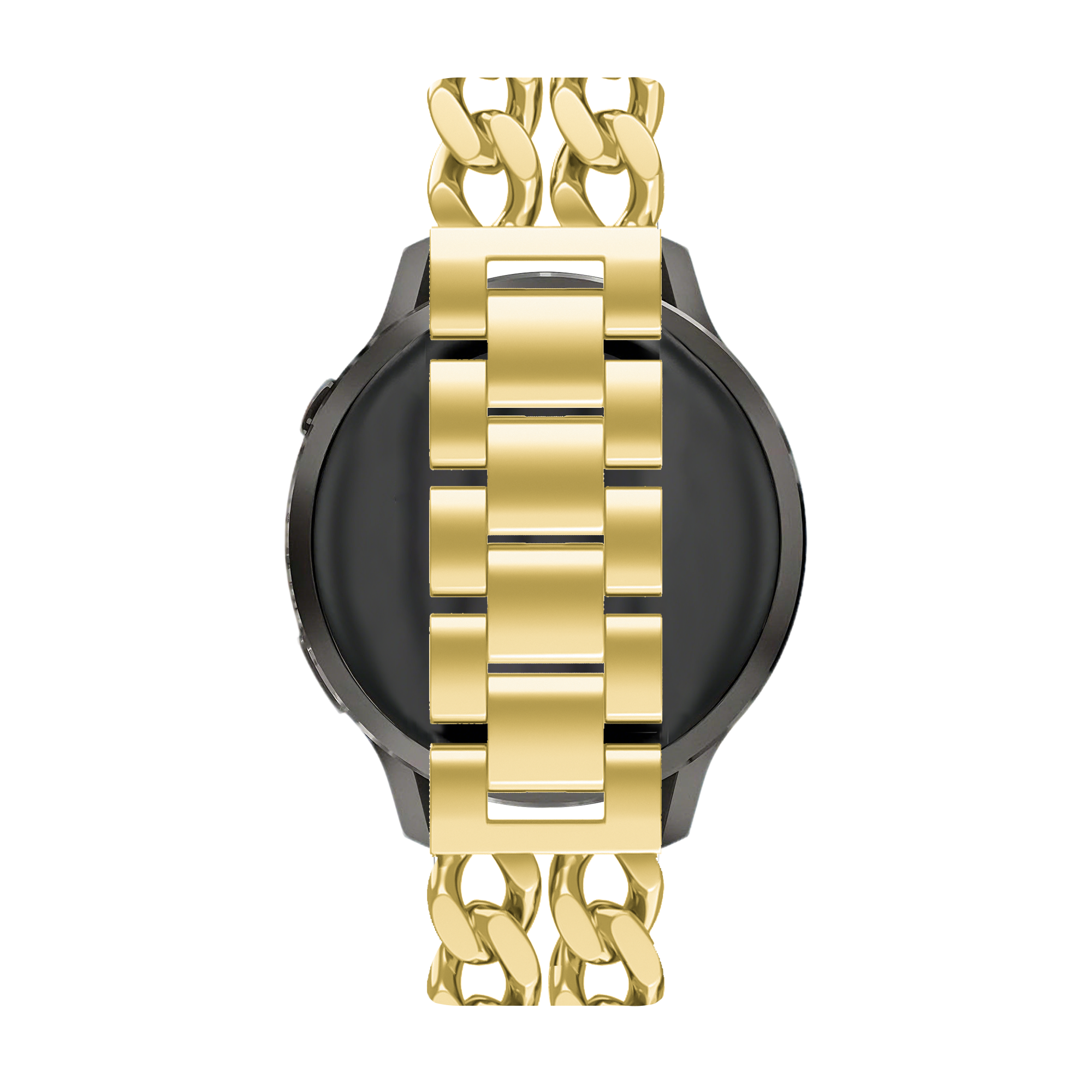 Bandz ICE Fit RT 3.0 - 36mm Metal Strap 'Double Chains' (Gold)