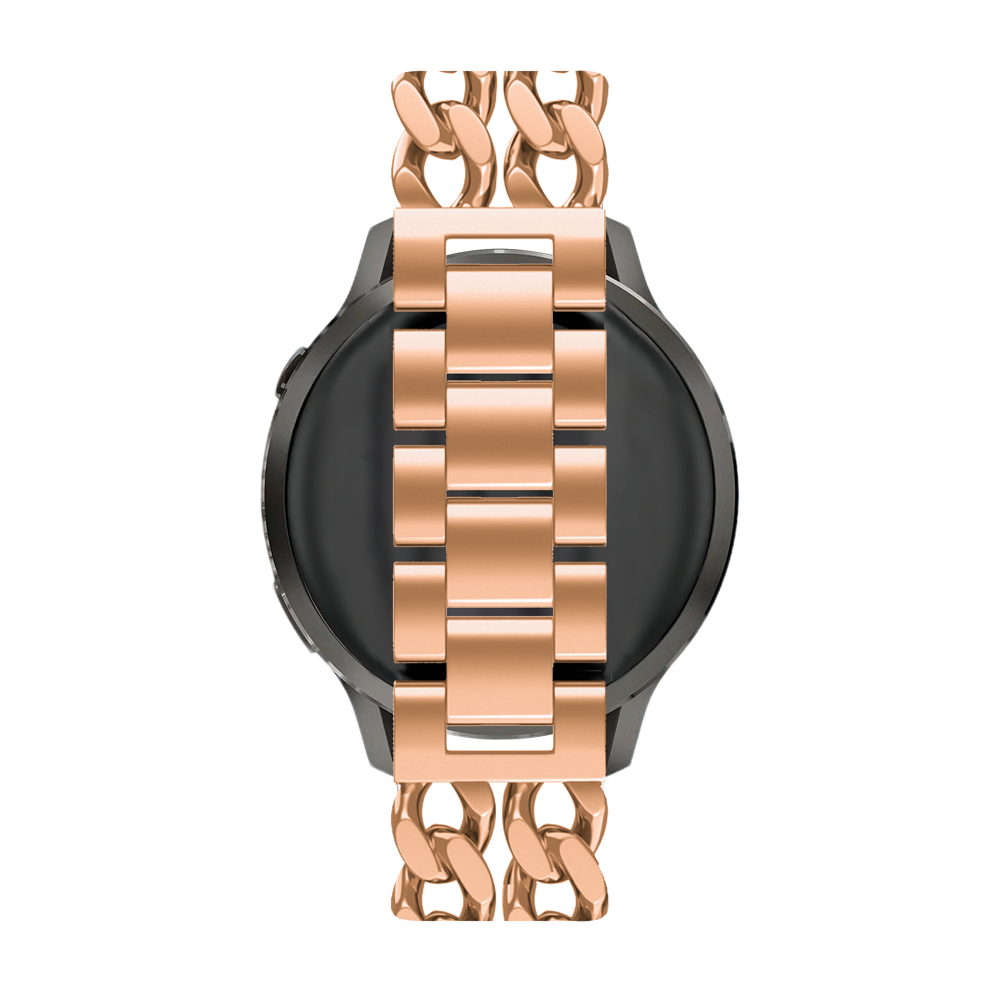 Bandz Polar Ignite Metal Strap 'Double Chains' (Rose Gold)
