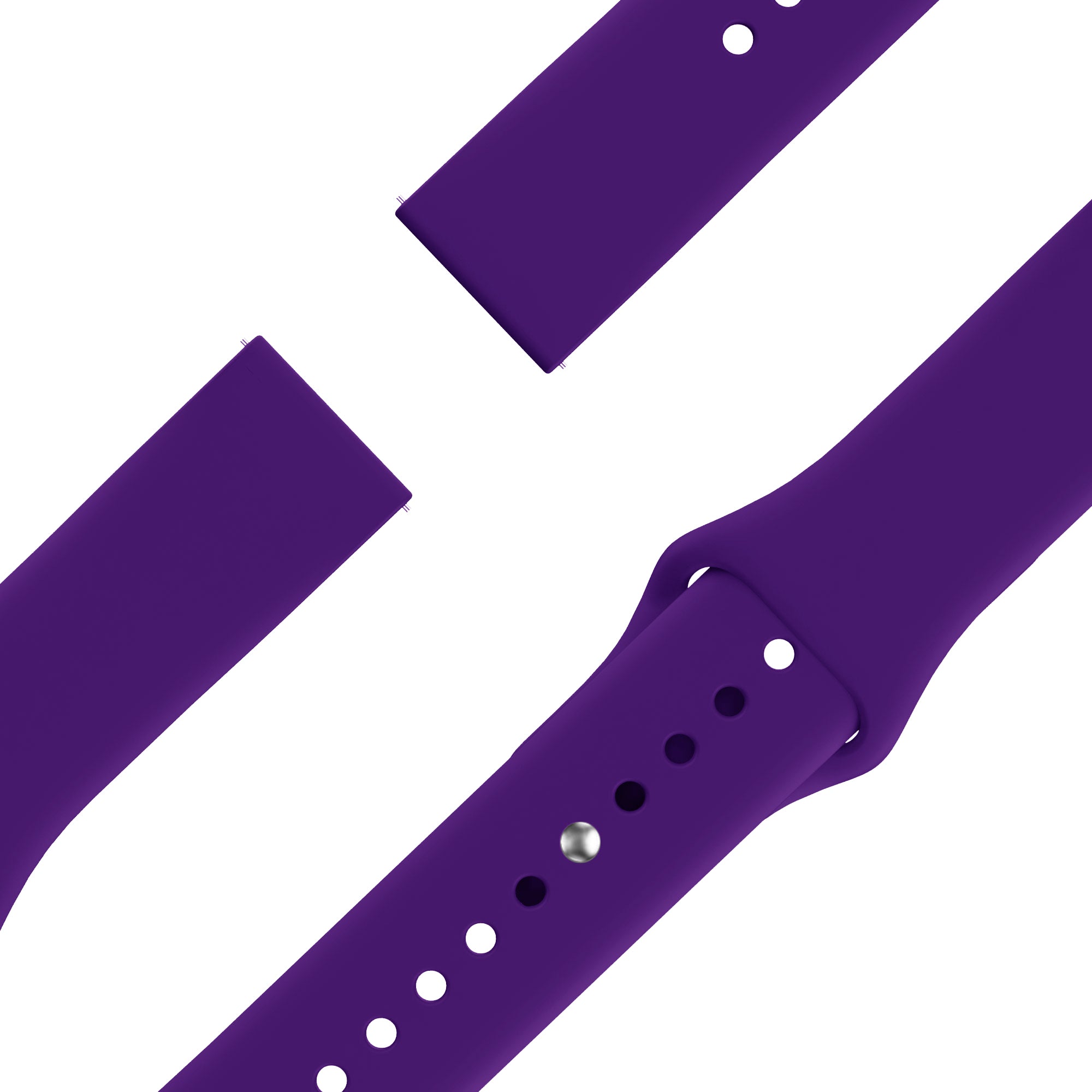 Bandz Garmin Forerunner 570 - 42mm Sport Strap 'Deluxe' (Purple)