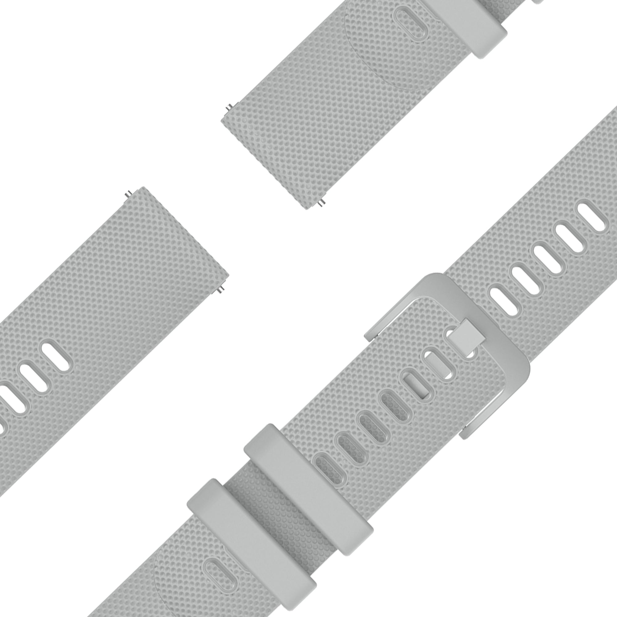Bandz Garmin Vivoactive 4 Silicone Strap 'Premium' (Grey)
