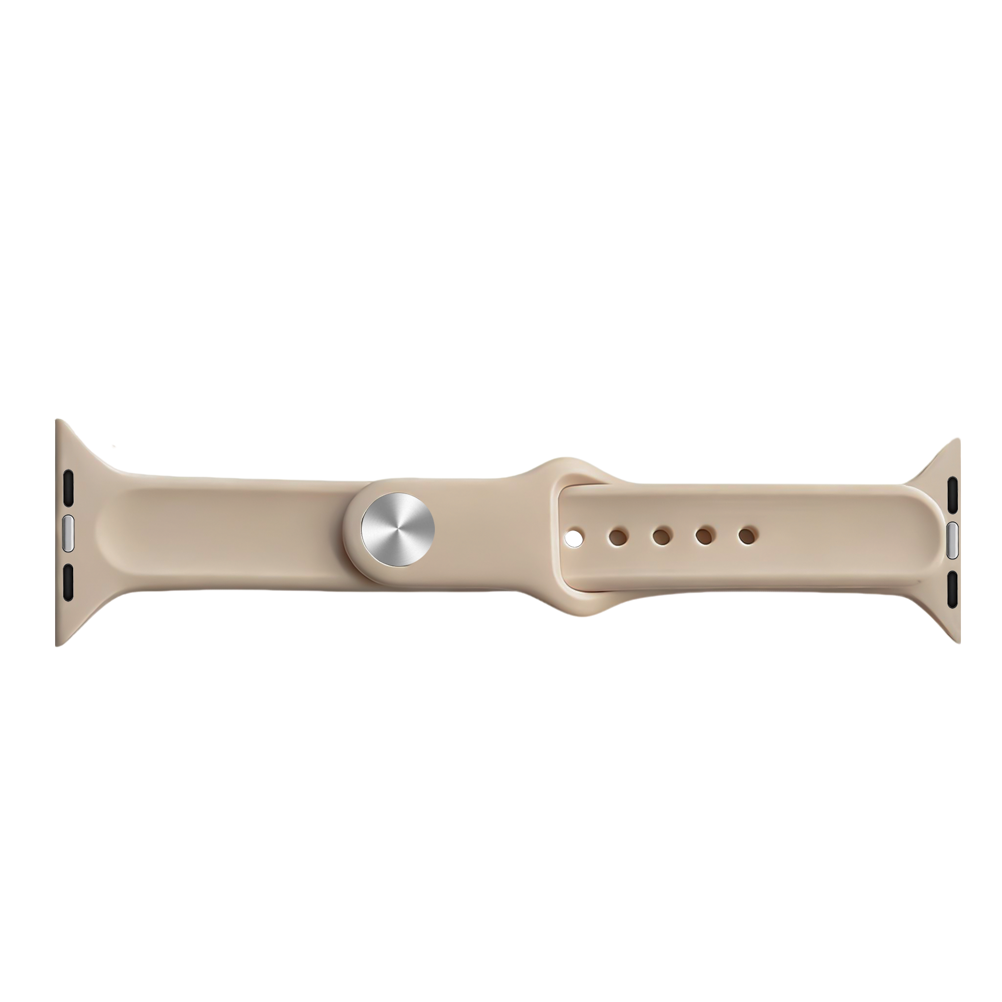 Apple Watch Slimfit Silicone Strap (Beige)