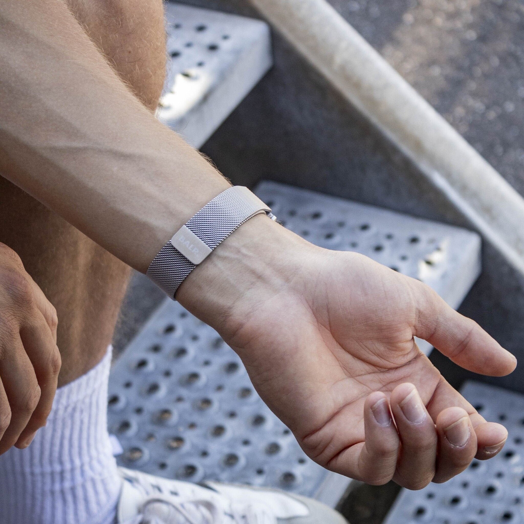 BALR Xiaomi Amazfit GTS Milanese Strap (Silver)