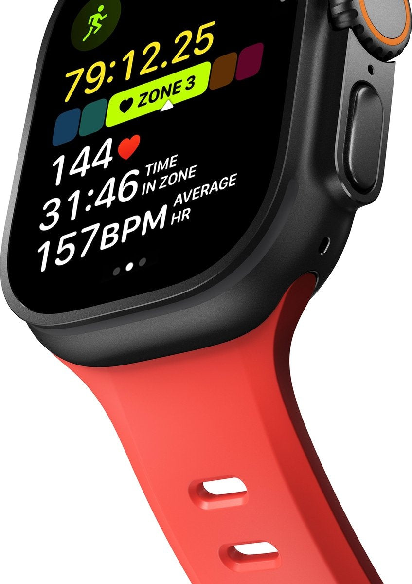 Nomad Apple Watch Silicone Tempo Strap (Coral)