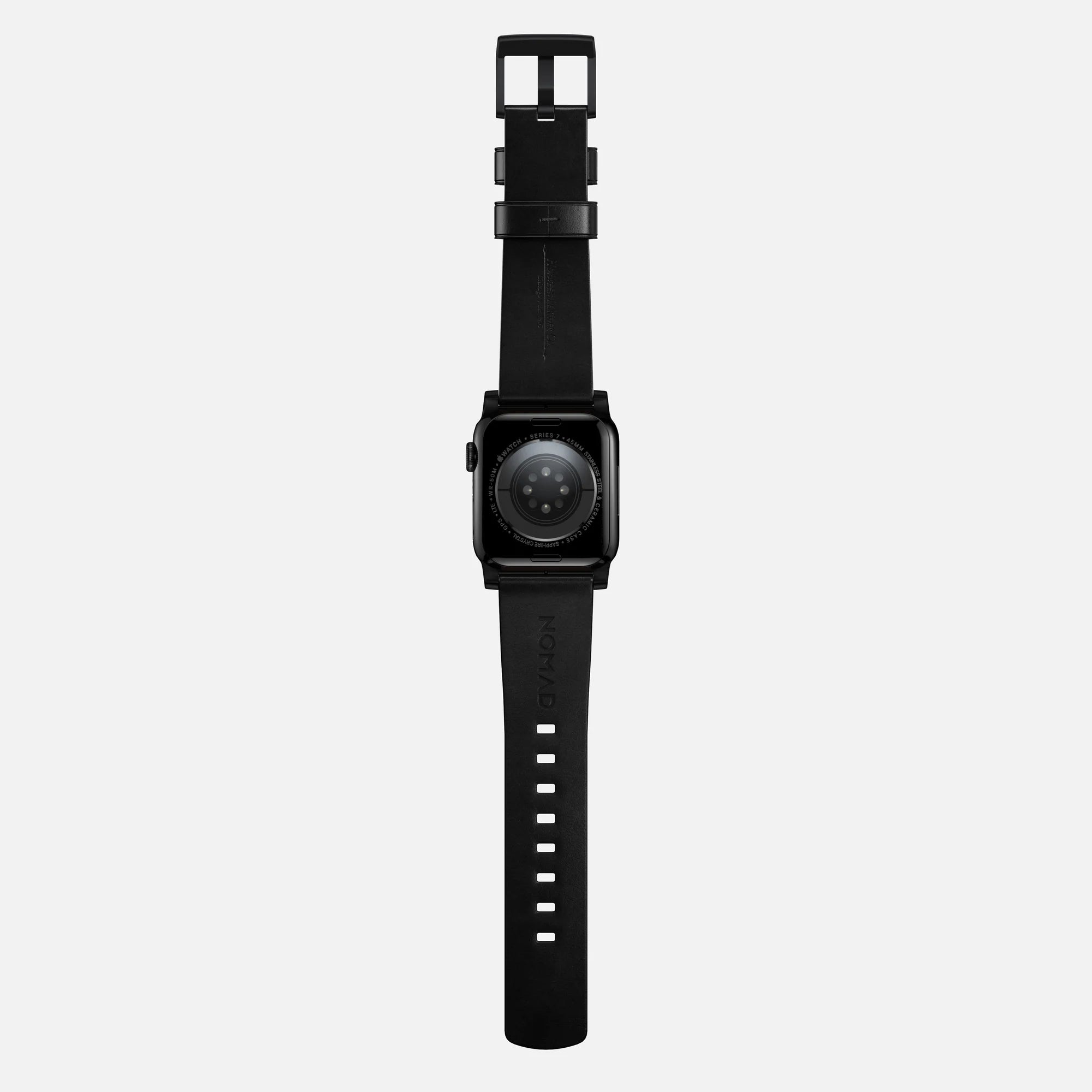 Nomad Modern Apple Watch Leather Strap (Black)
