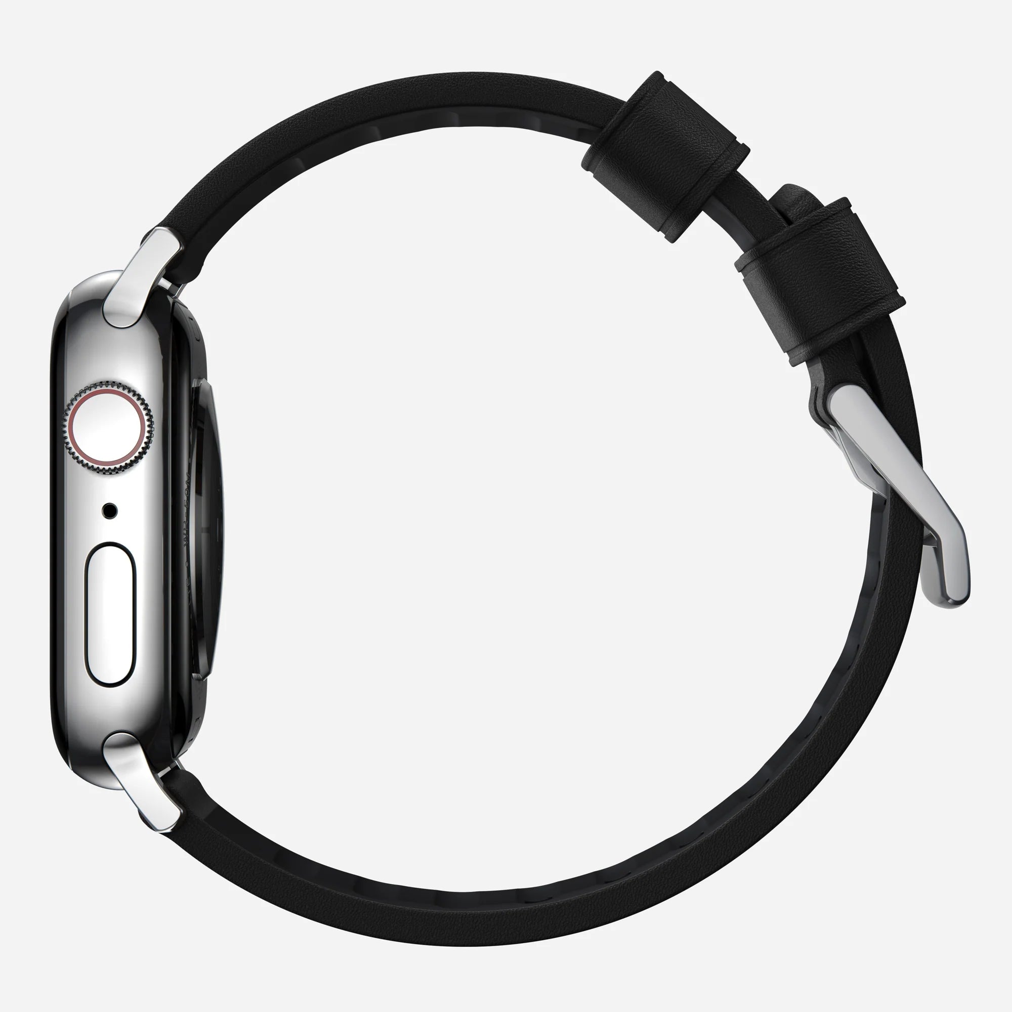 Nomad Active Pro Apple Watch Hybrid Strap (Black/Silver)