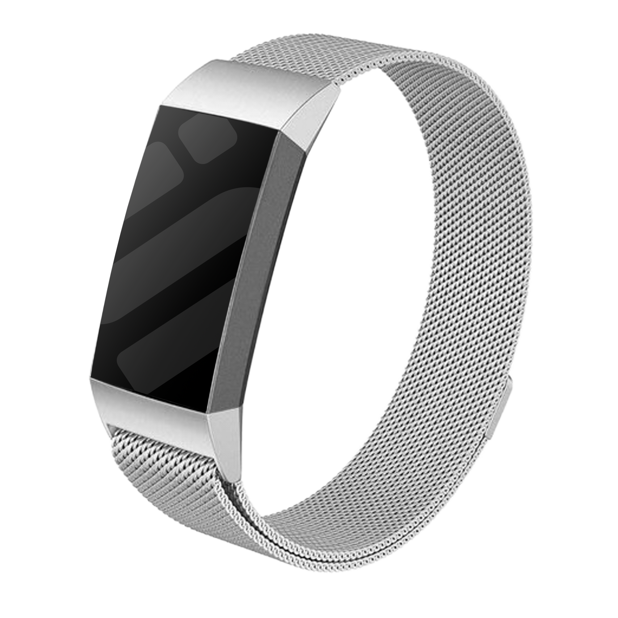 Fitbit Charge 3 Milanese Strap (Silver)