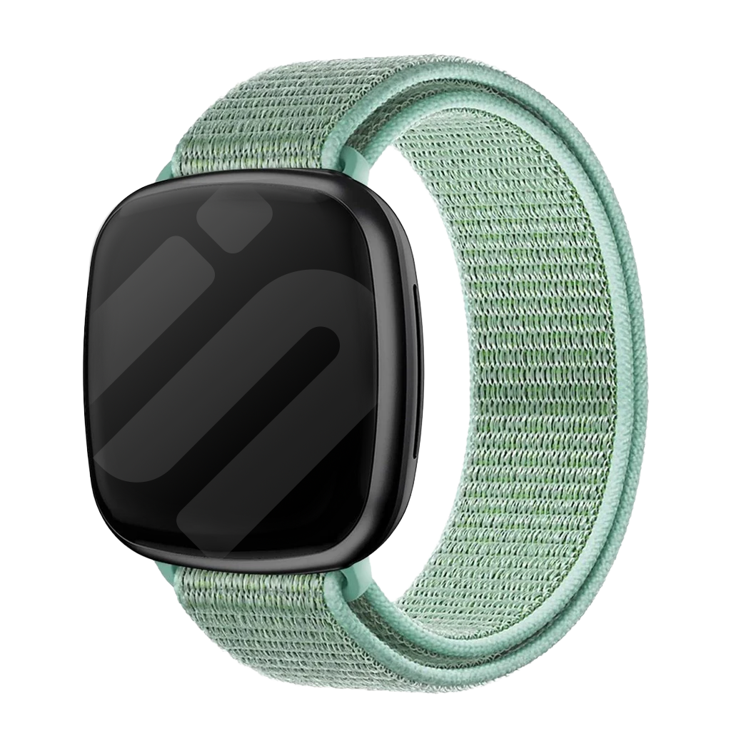Fitbit Versa 3 Nylon Strap (Mint Green)