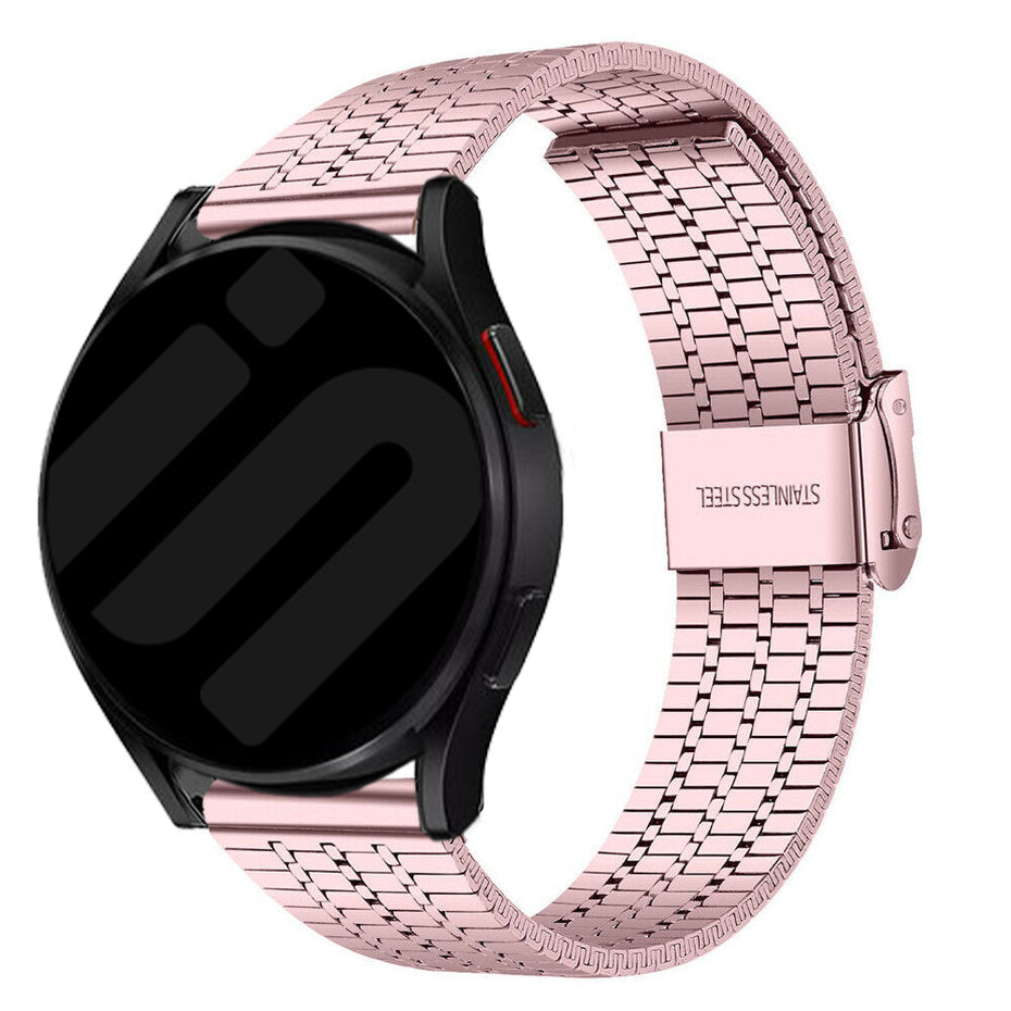 Coros Apex 2 Fine Steel Strap (Rose Pink)