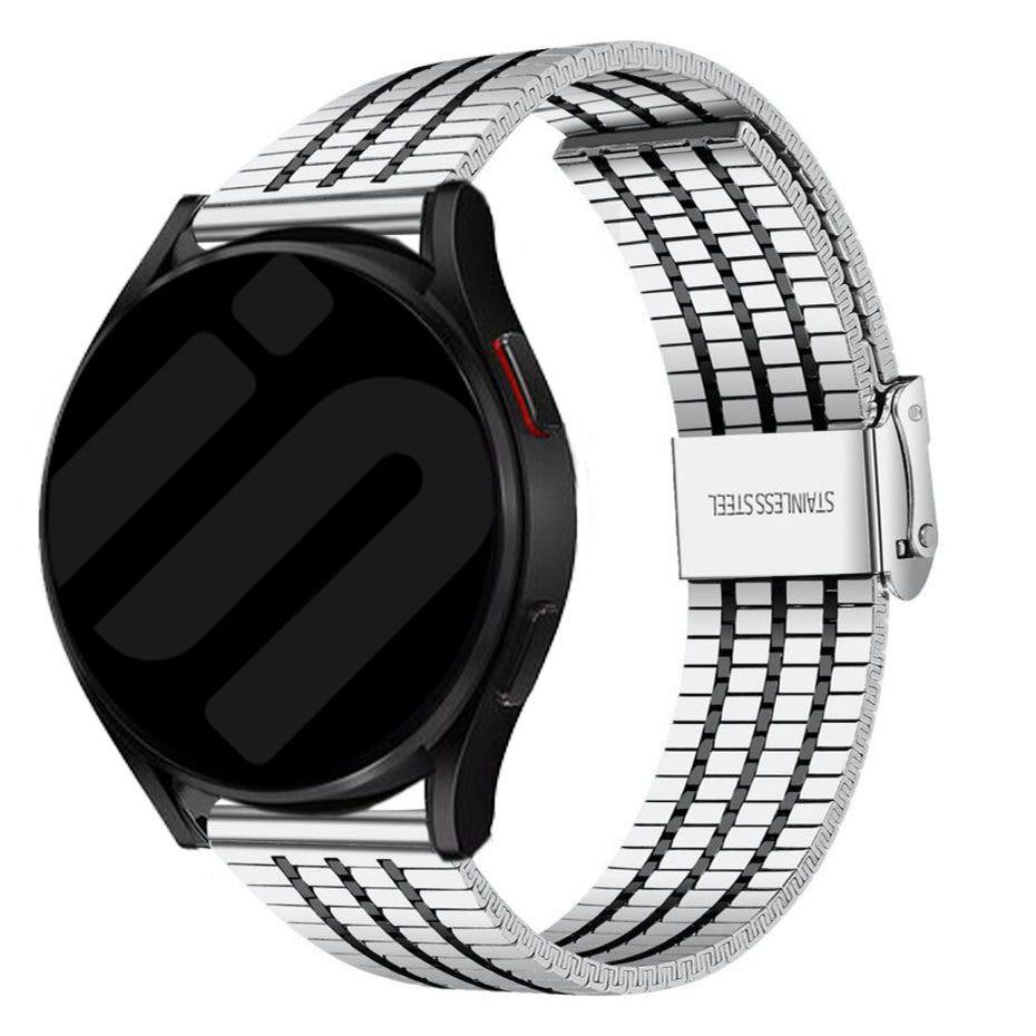 Amazfit GTS 4 Fine Steel Strap (Silver/Black)