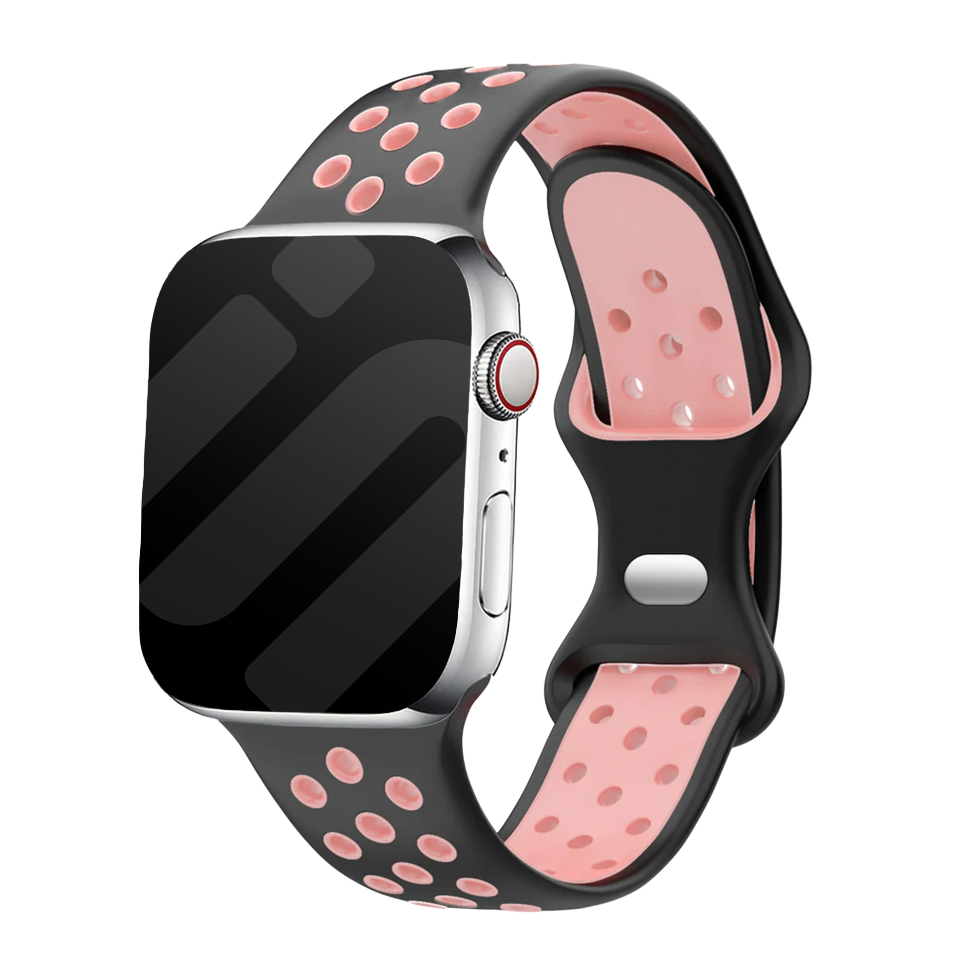 Apple Watch Sport Strap Classic (Black/Pink)