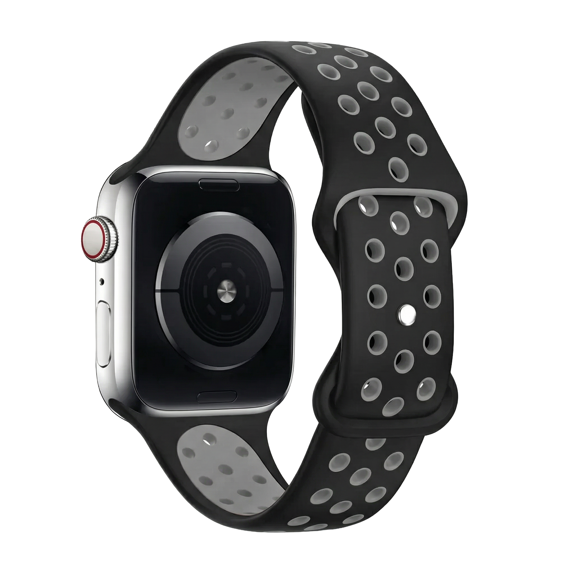 Apple Watch Sport Strap Classic (Black/Grey)