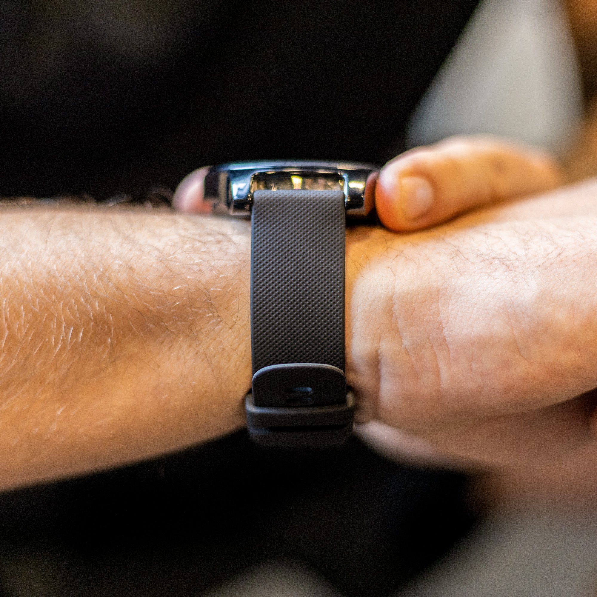 Watch Strap Premium Silicone 22mm - Quick Release (Black)