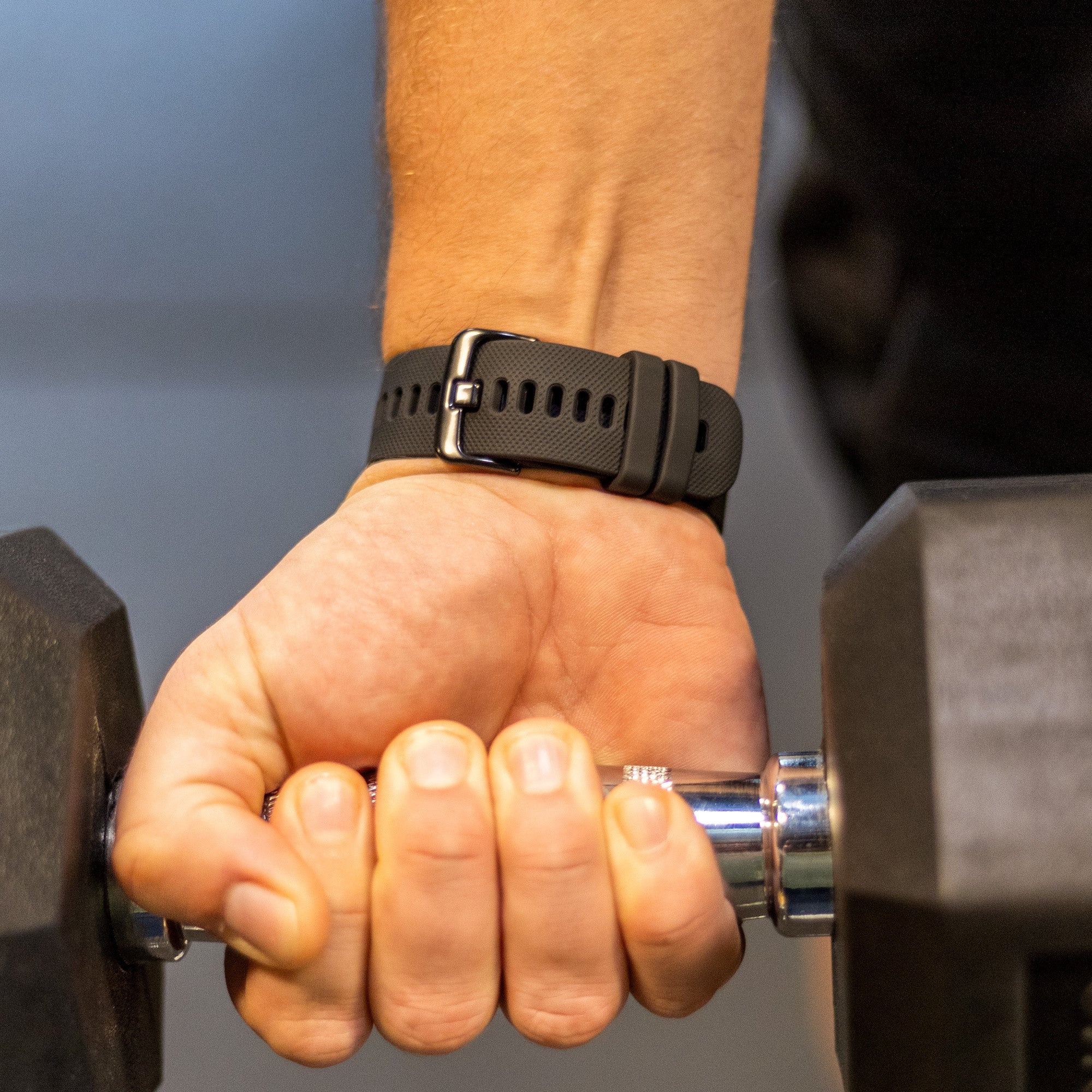 Polar Grit X Pro Silicone Strap (Black)